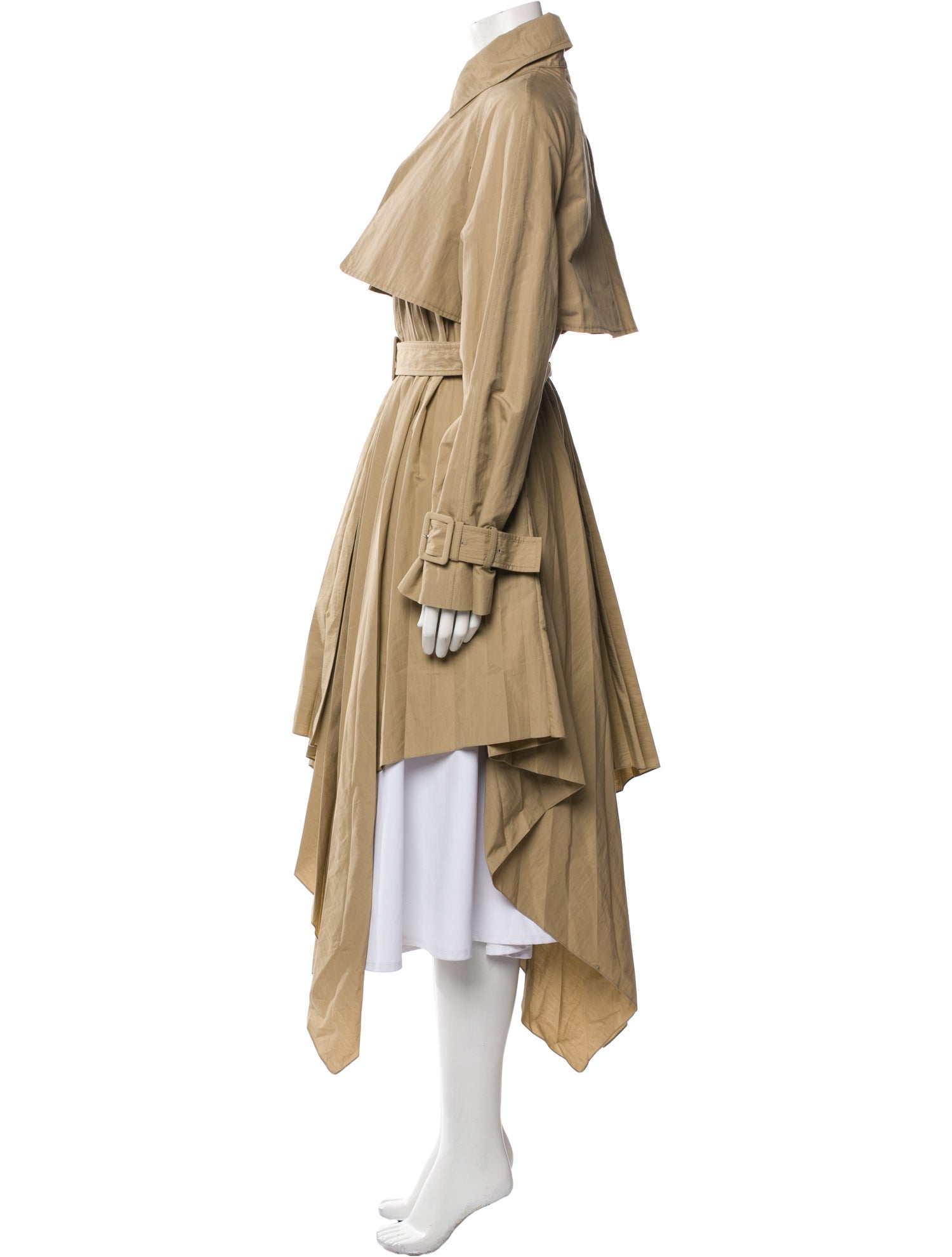 Rosetta Getty Linen Trench Coat