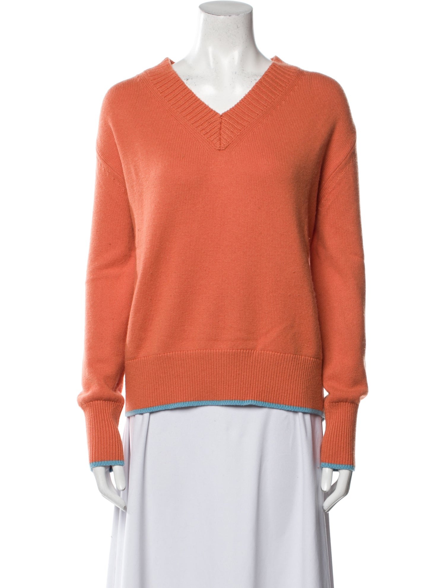 Rosetta Getty Wool V-Neck Sweater