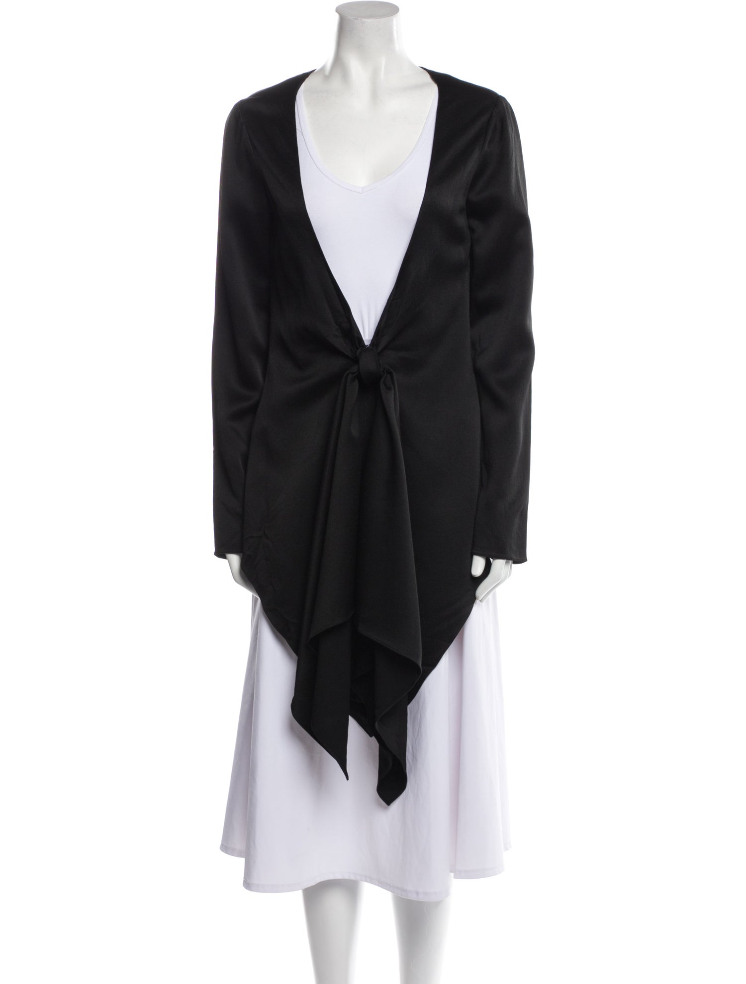 Rosetta Getty Virgin Wool V-Neck Tunic