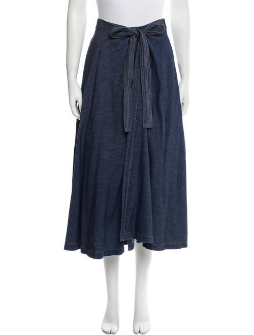 Rosetta Getty Midi Length Skirt