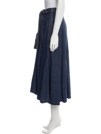 Rosetta Getty Midi Length Skirt