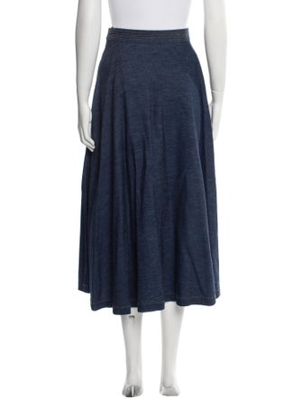 Rosetta Getty Midi Length Skirt