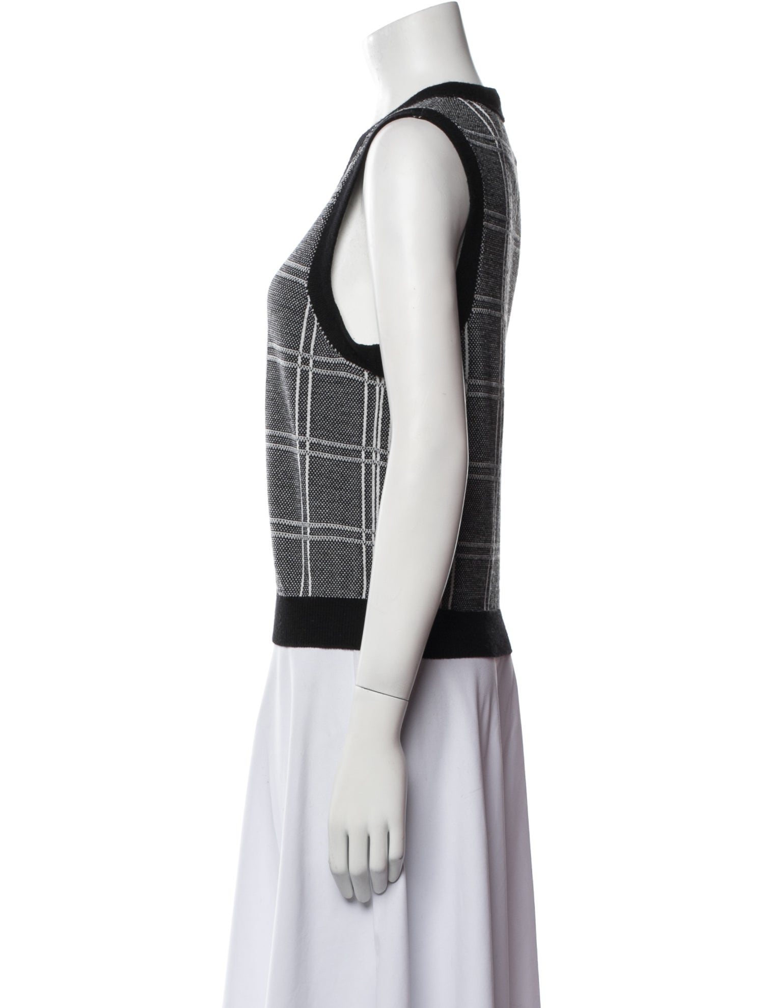 Rosetta Getty Printed V-Neck Top