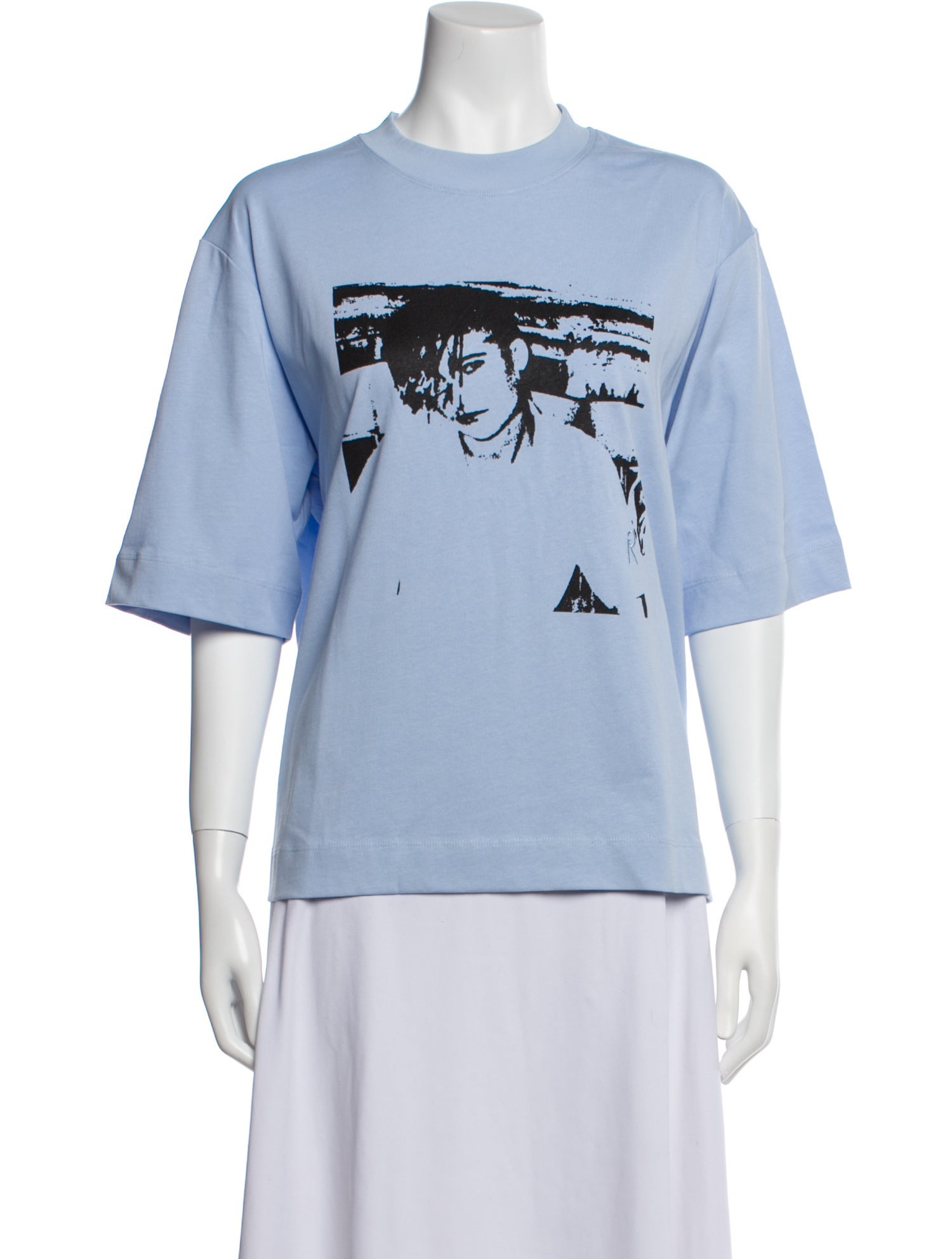 Rosetta Getty Graphic Print Crew Neck T-Shirt w/ Tags