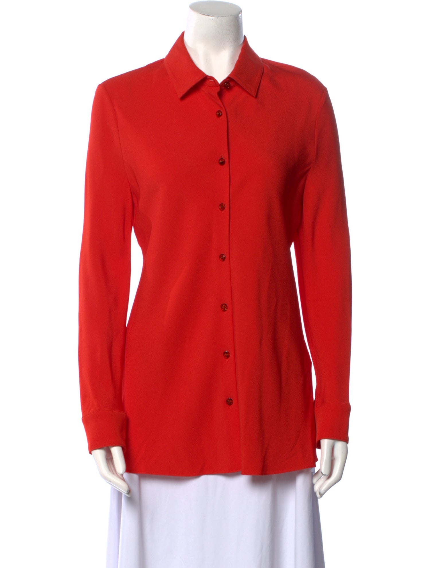 Rosetta Getty Long Sleeve Button-Up Top w/ Tags