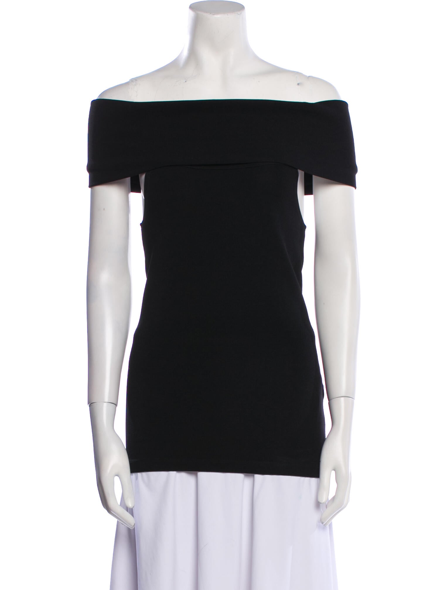 Rosetta Getty Nylon Off-The-Shoulder Top