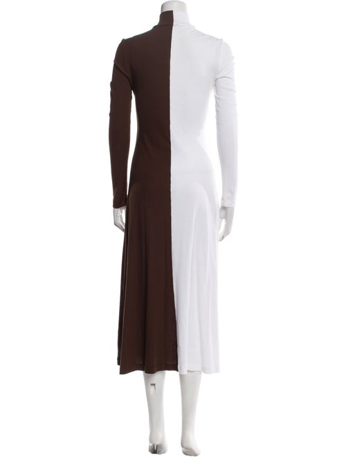 Rosetta Getty Mock Neck Long Dress