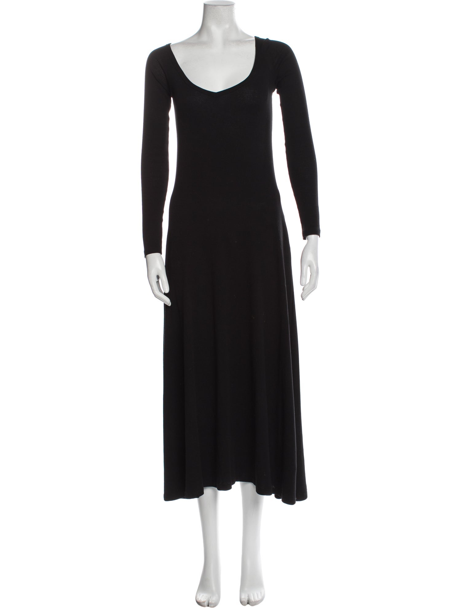 Rosetta Getty Scoop Neck Long Dress