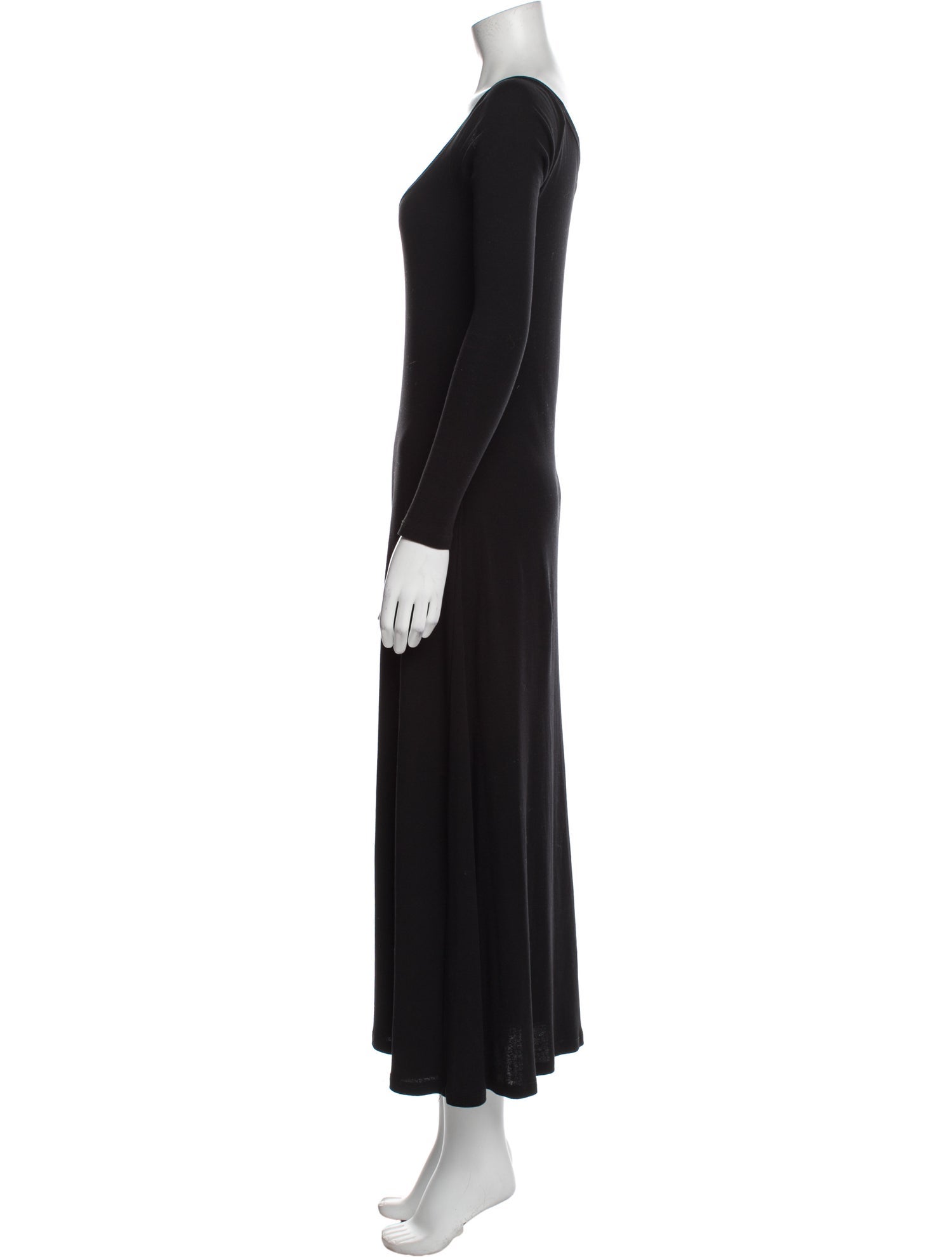 Rosetta Getty Scoop Neck Long Dress