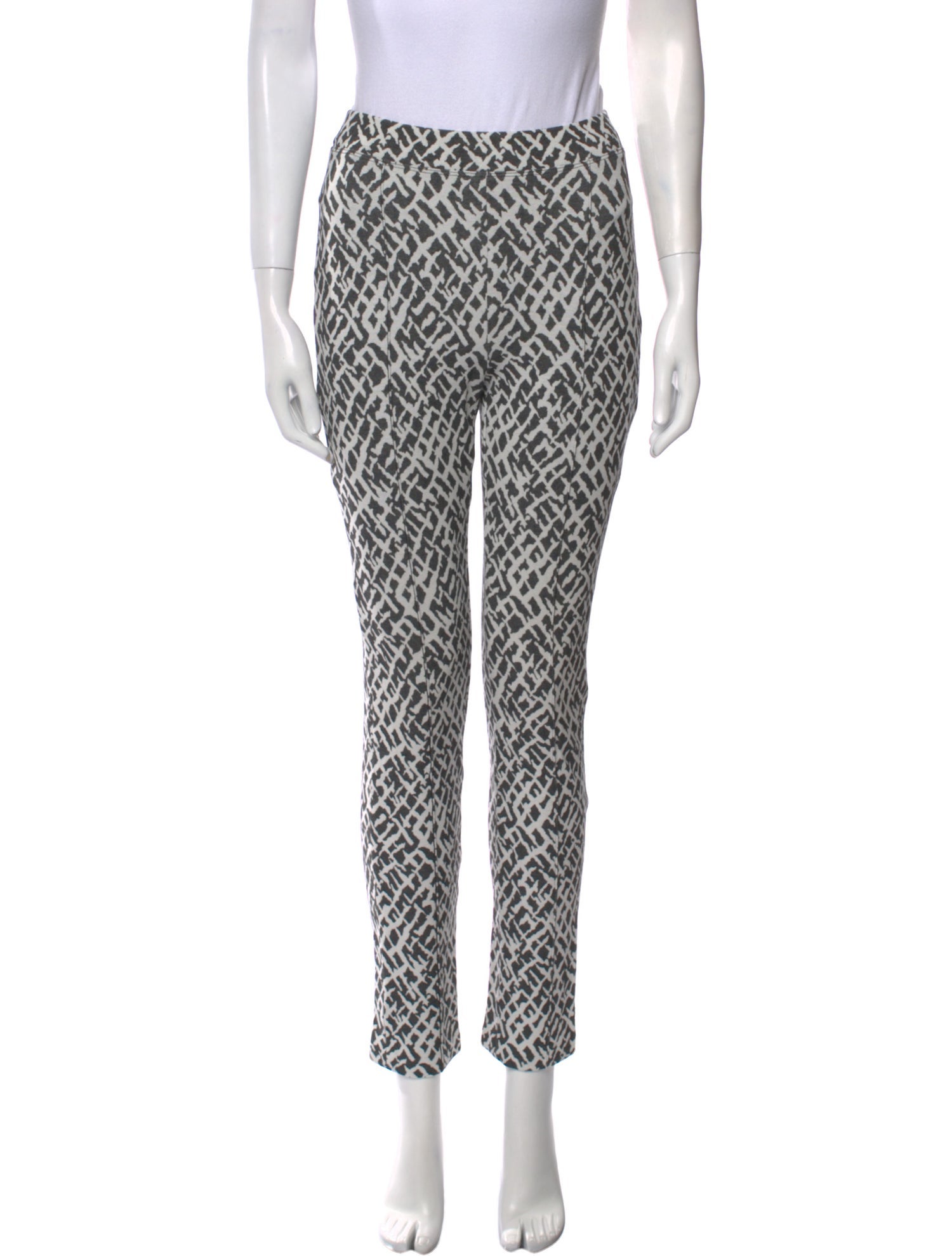 Rosetta Getty Printed Skinny Leg Pants