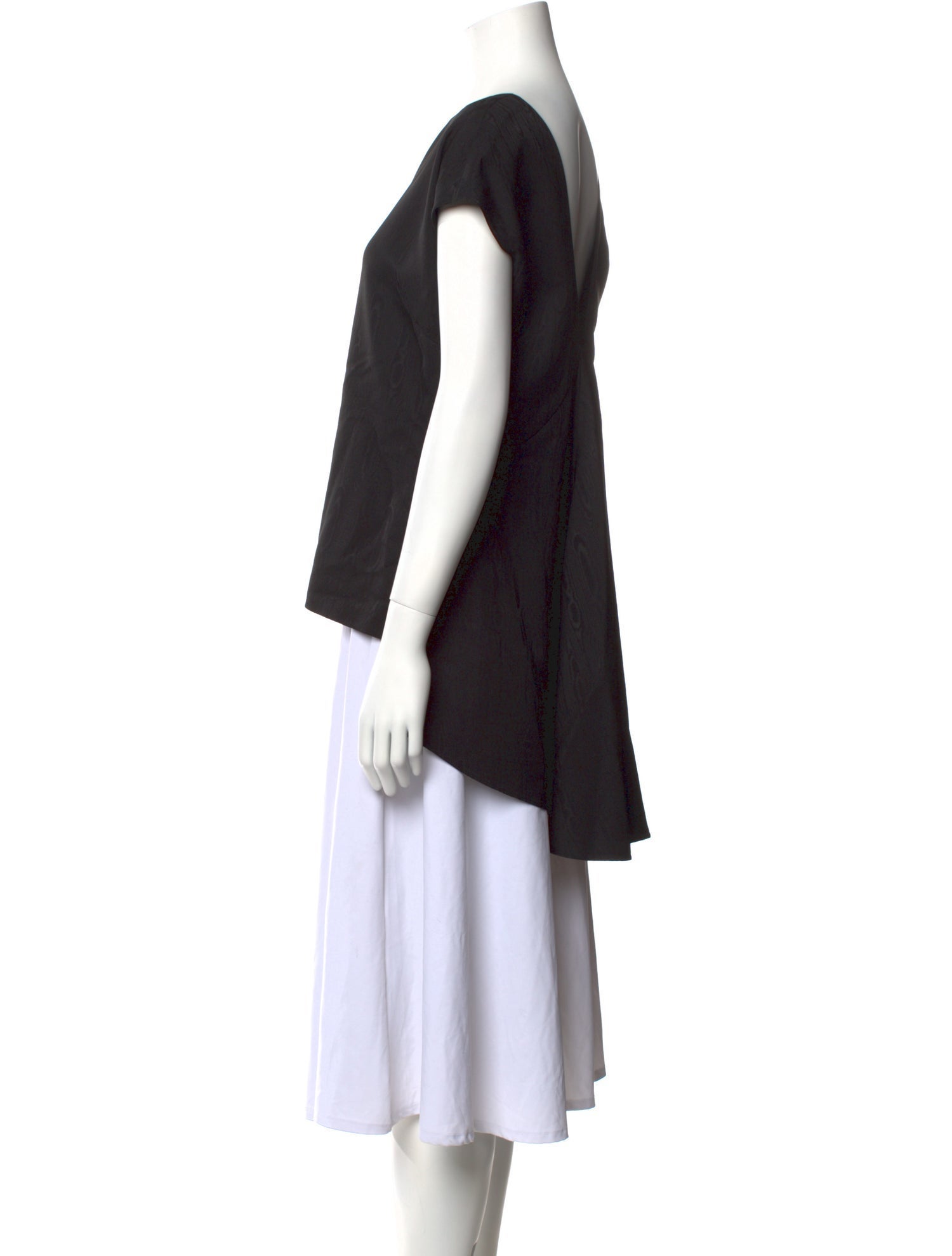 Rosetta Getty Bateau Neckline Short Sleeve T-Shirt