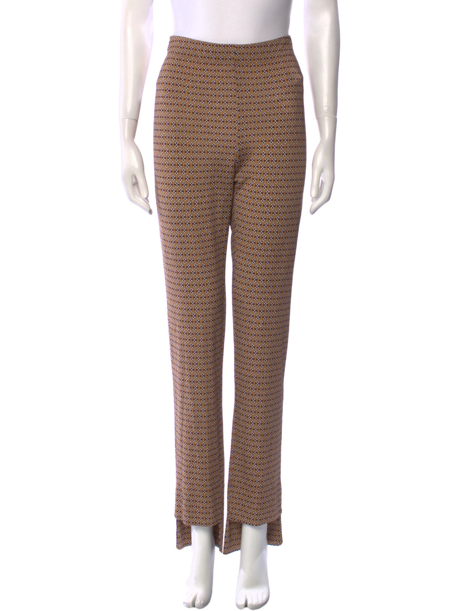 Rosetta Getty Printed Straight Leg Pants