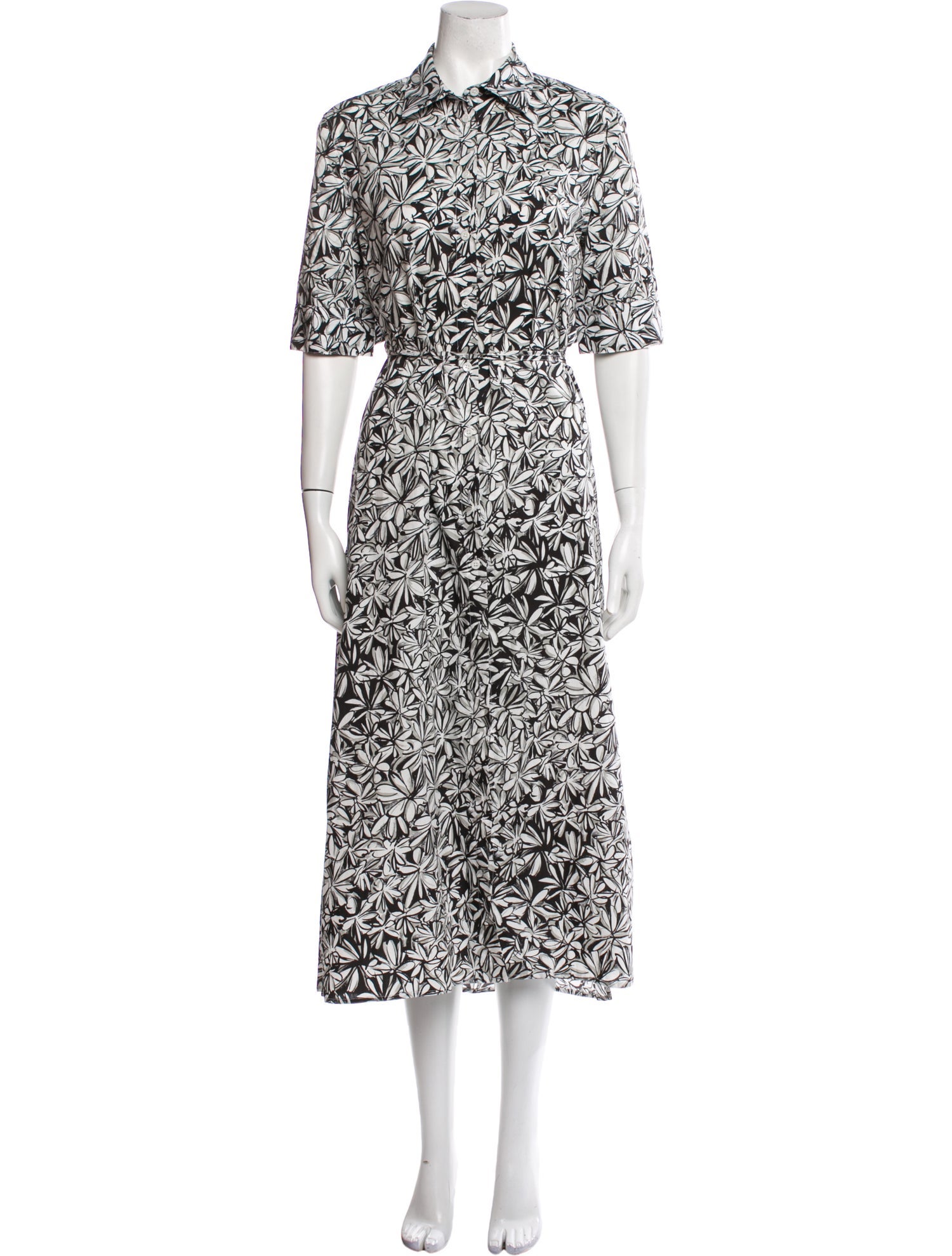 Rosetta Getty Printed Long Dress