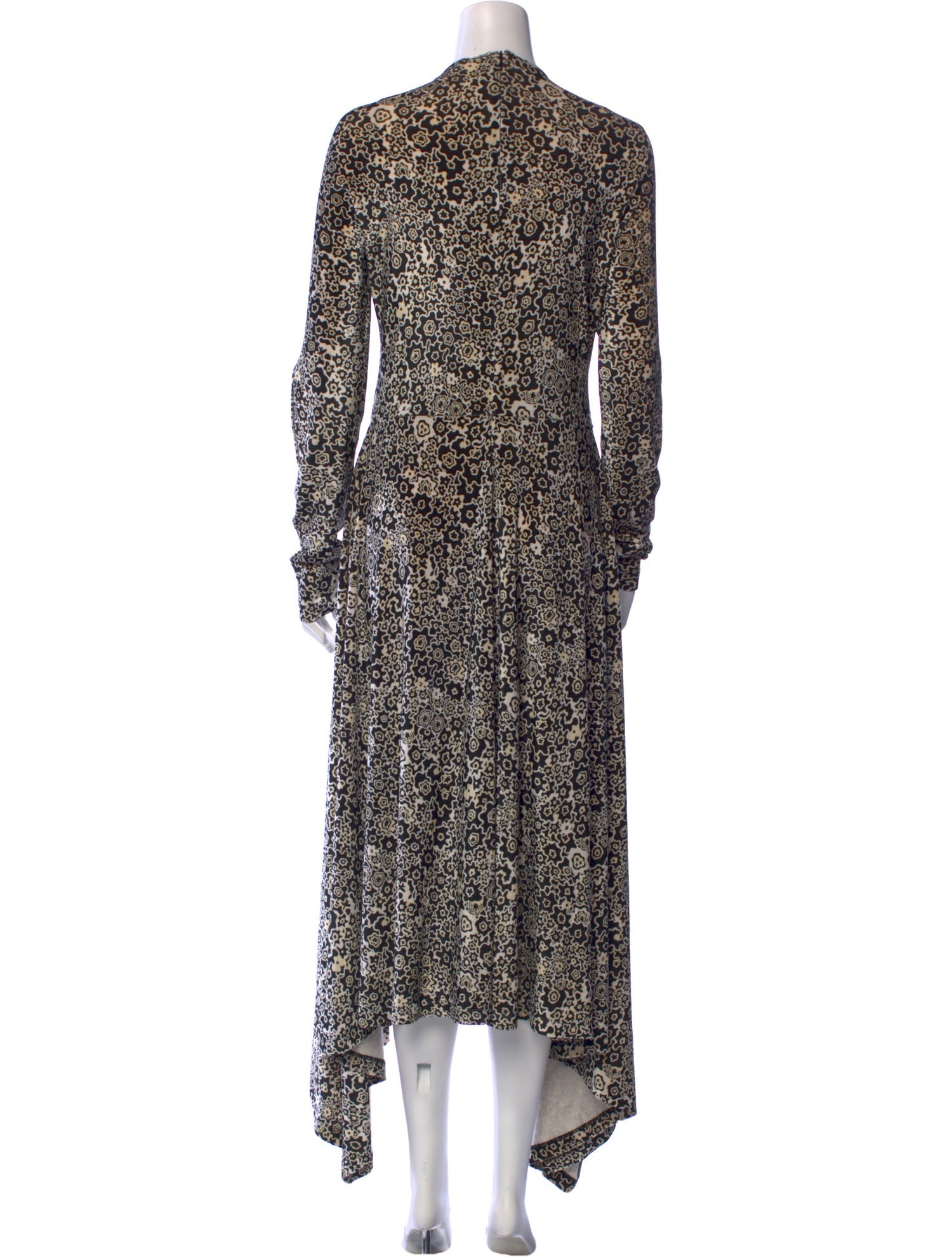Rosetta Getty Animal Print Long Dress
