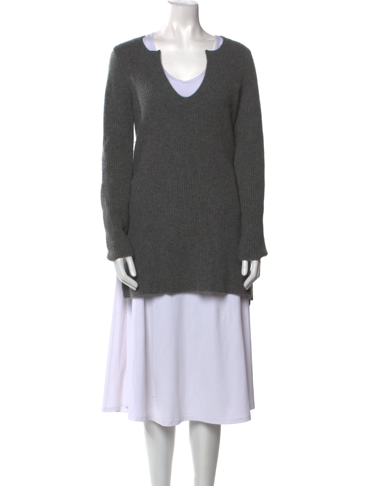 Rosetta Getty Cashmere V-Neck Sweater