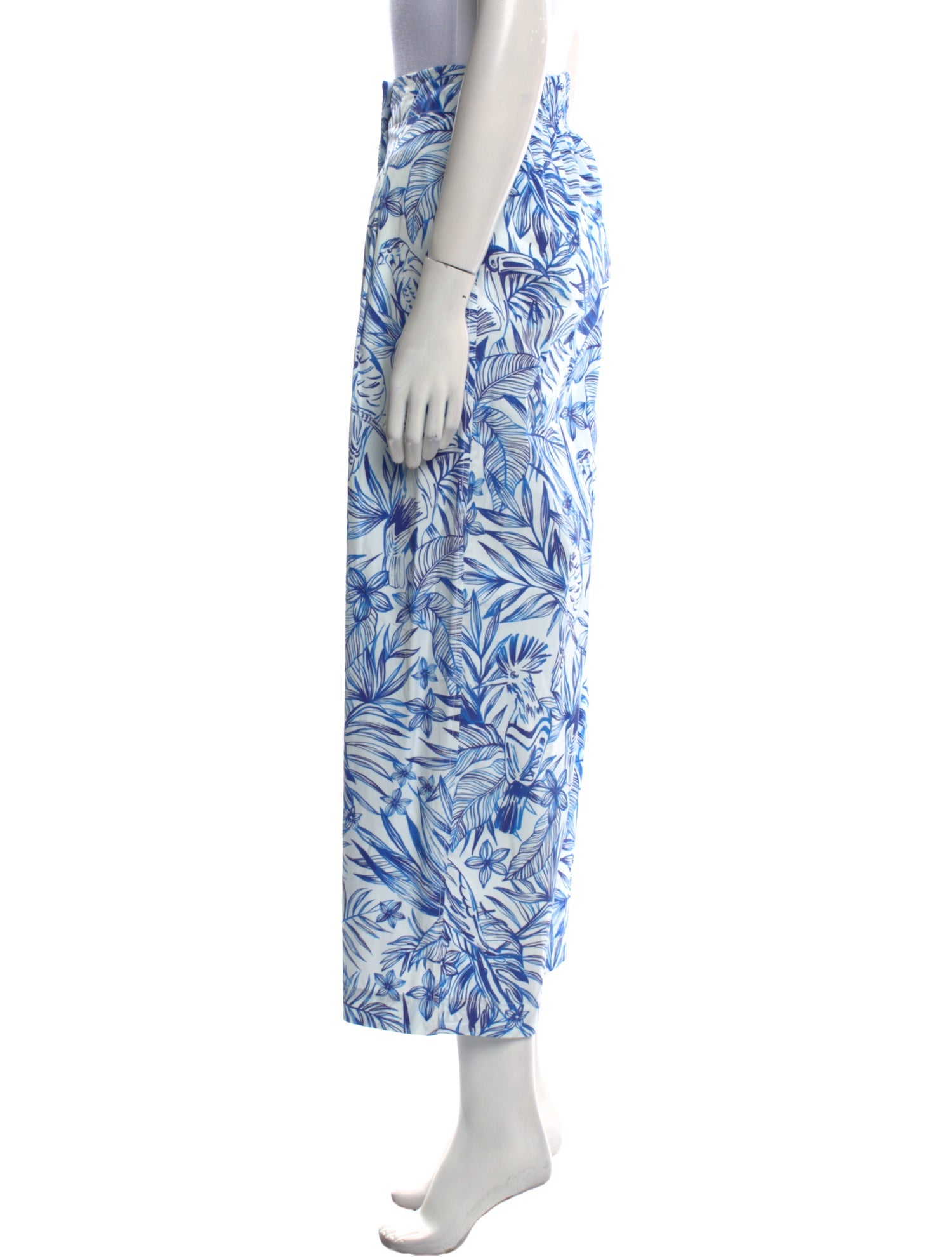 Rosetta Getty Printed Wide Leg Pants w/ Tags