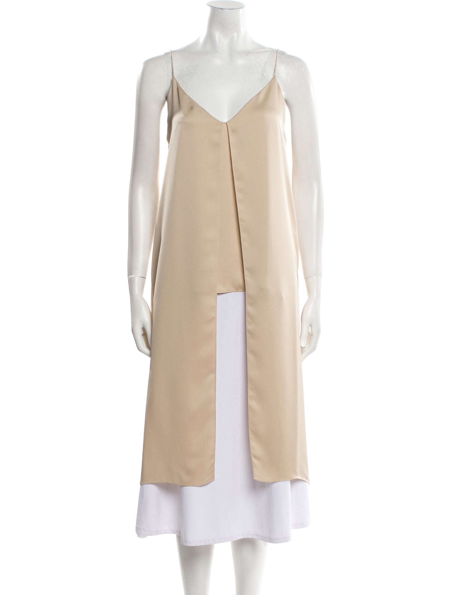 Rosetta Getty V-Neck Sleeveless Tunic