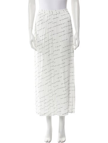 Rosetta Getty Loungewear Silk Printed Pajamas US 2 | XS