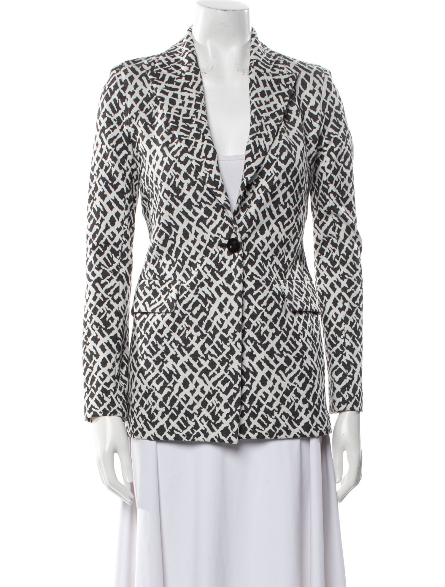 Rosetta Getty Printed Blazer w/ Tags