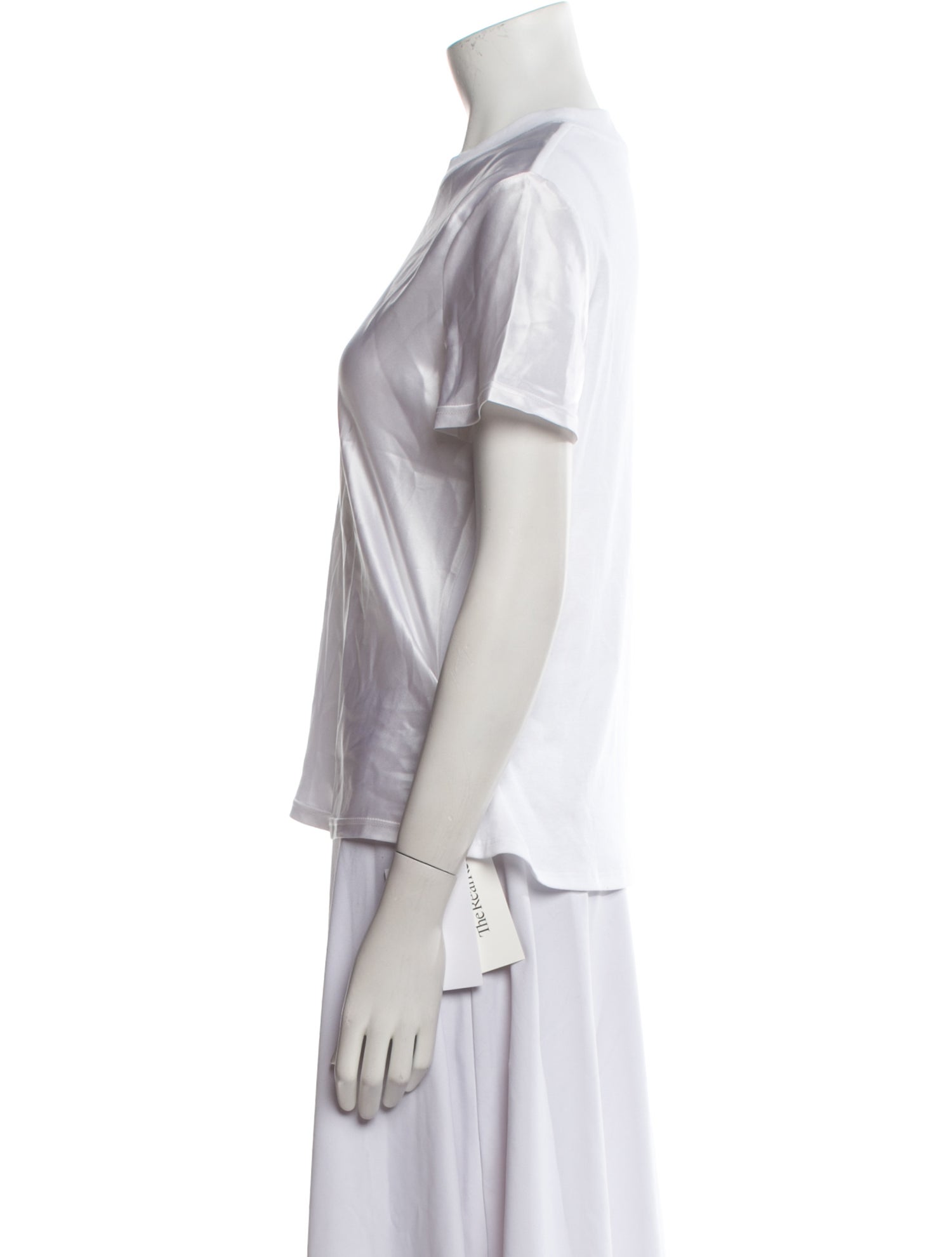 Rosetta Getty Mock Neck Short Sleeve T-Shirt w/ Tags