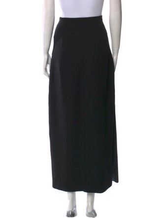 Rosetta Getty Virgin Wool Midi Length Skirt
