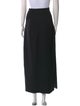 Rosetta Getty Virgin Wool Midi Length Skirt