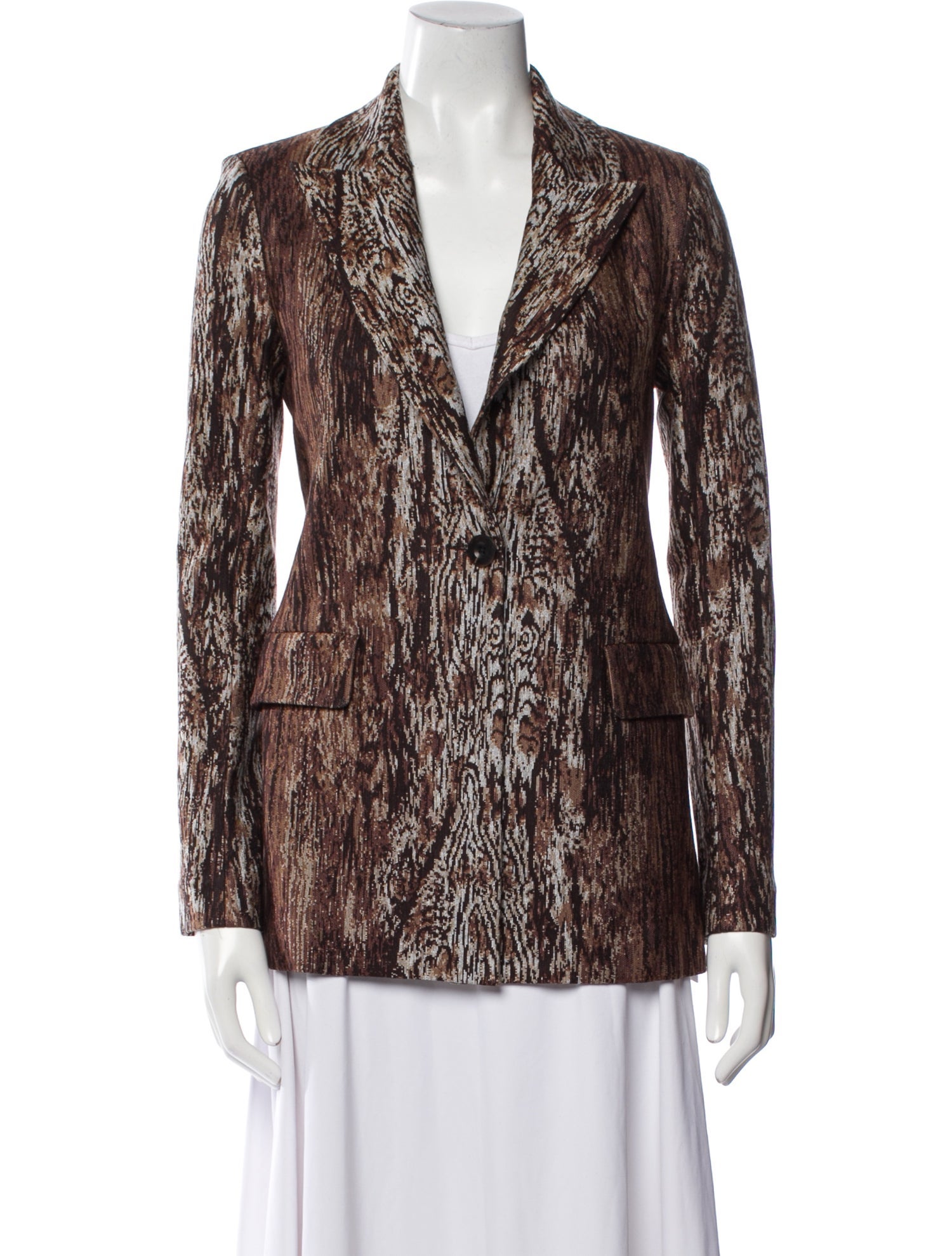 Rosetta Getty Printed Blazer w/ Tags
