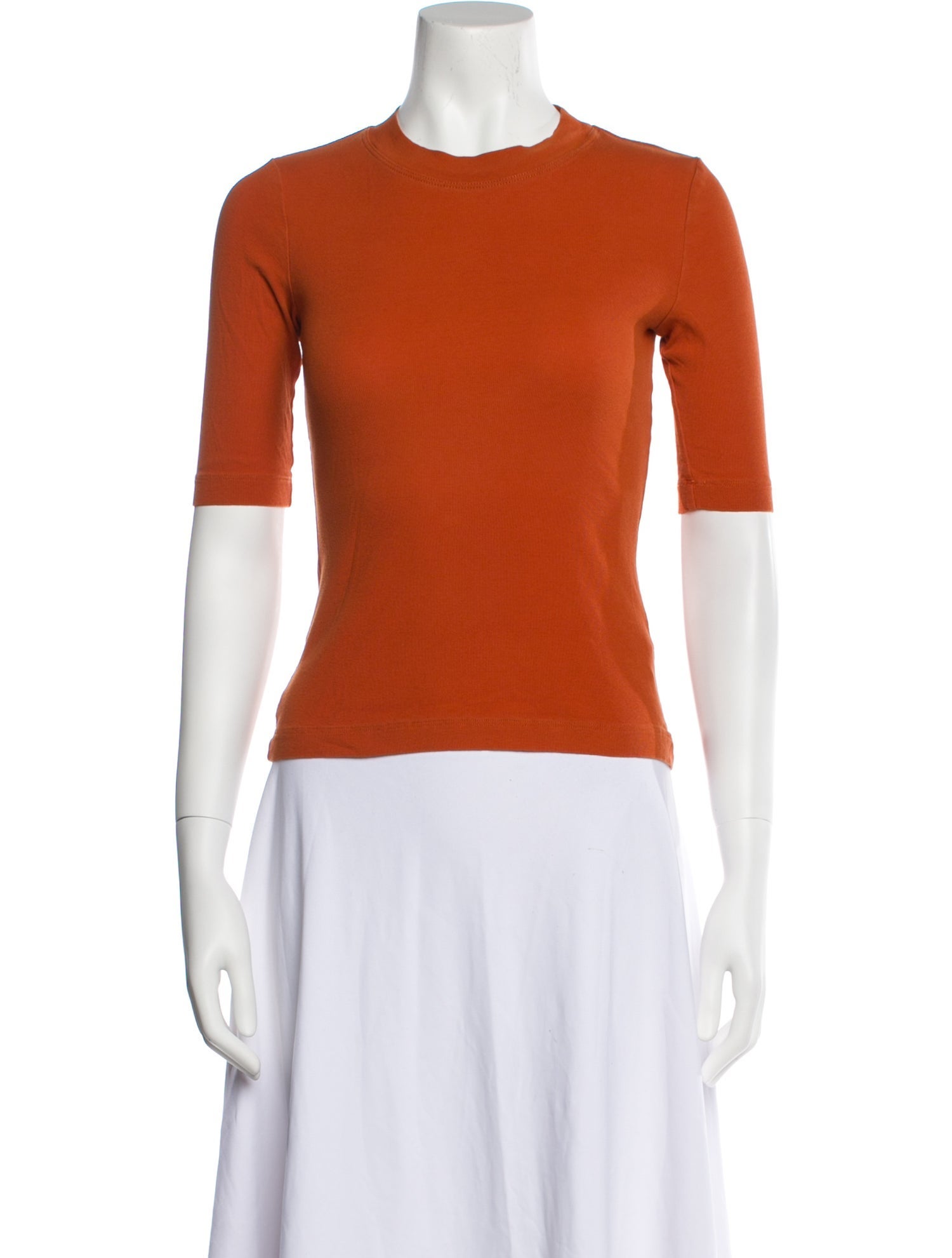 Rosetta Getty Crew Neck Short Sleeve Top