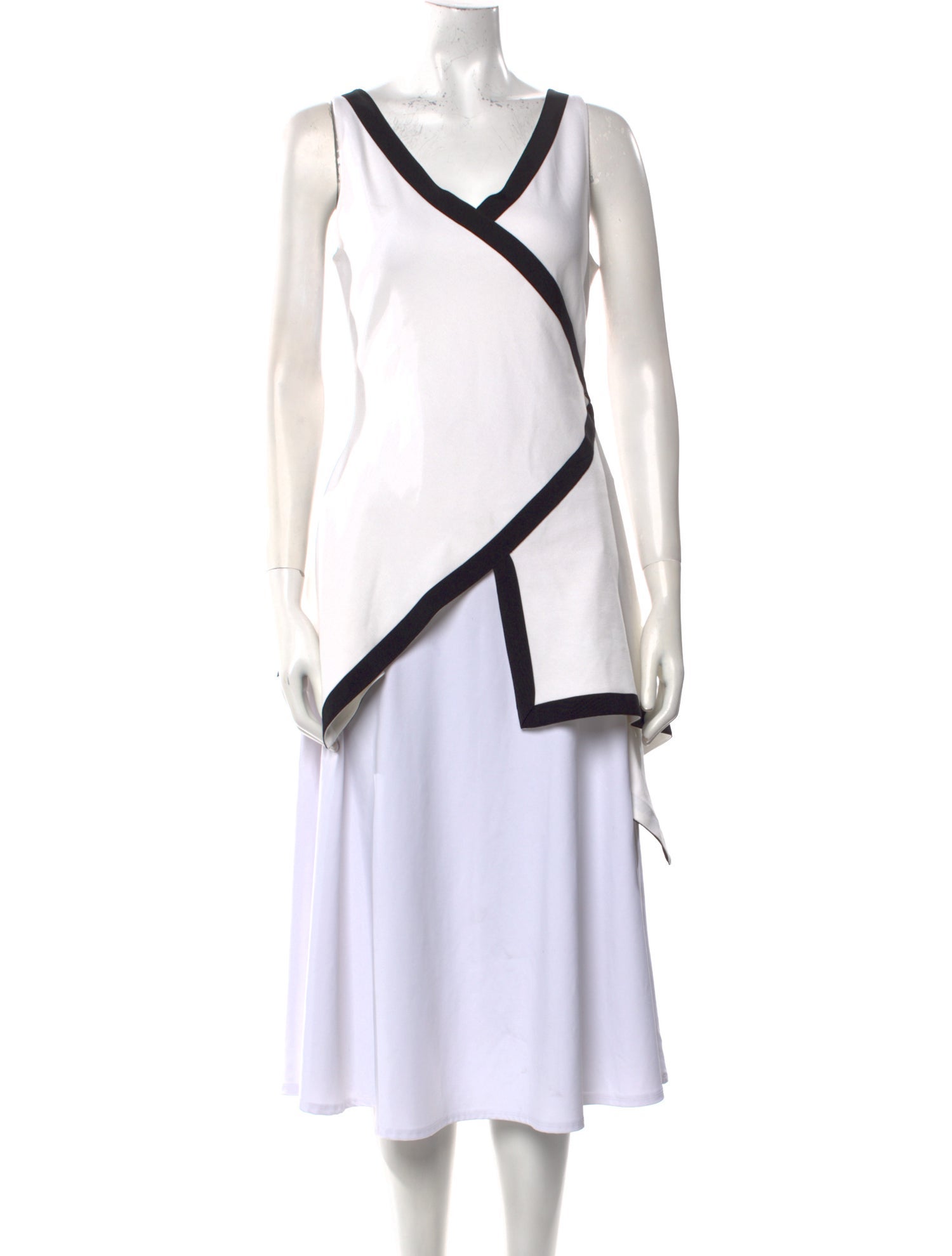 Rosetta Getty V-Neck Sleeveless Tunic