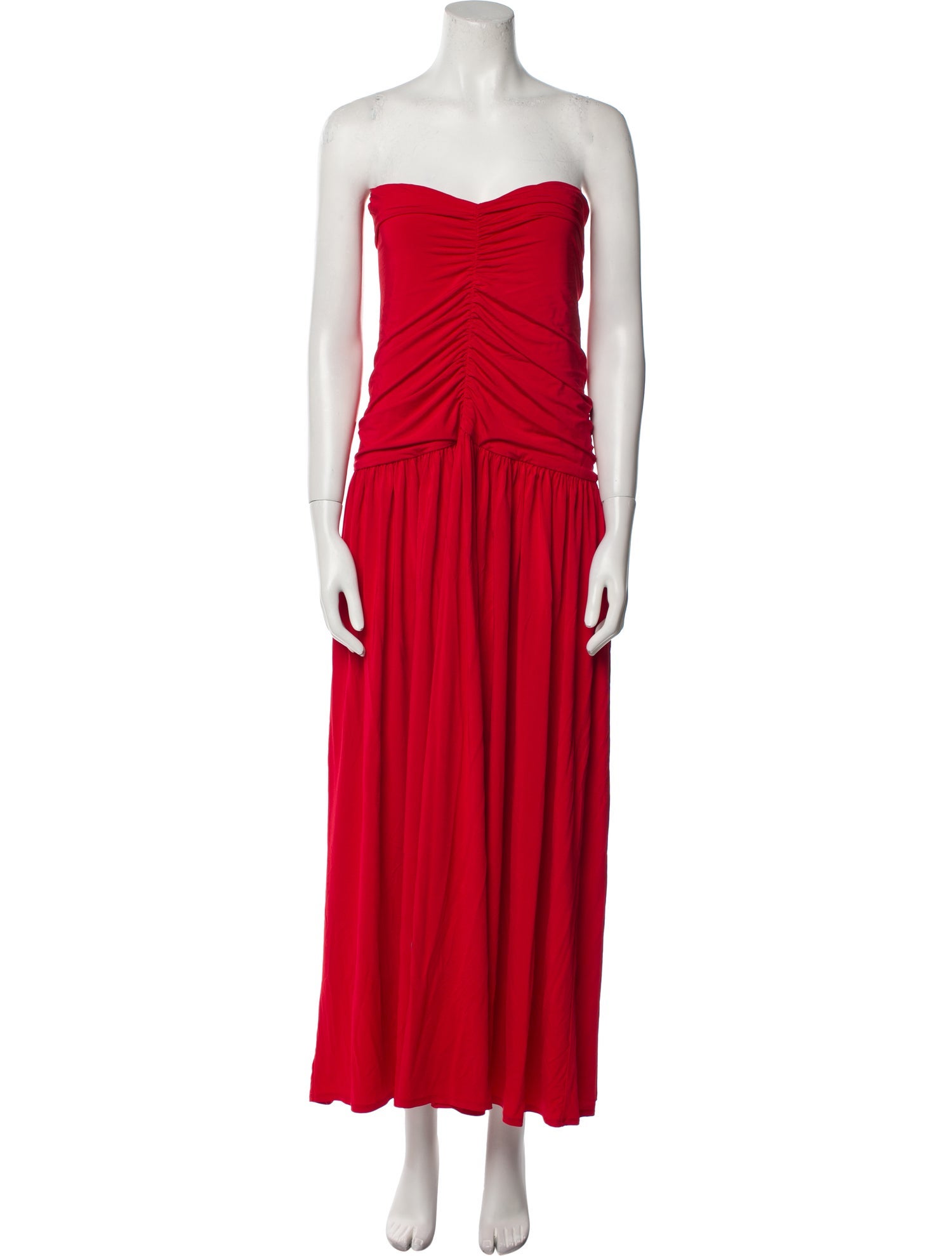 Rosetta Getty Strapless Long Dress