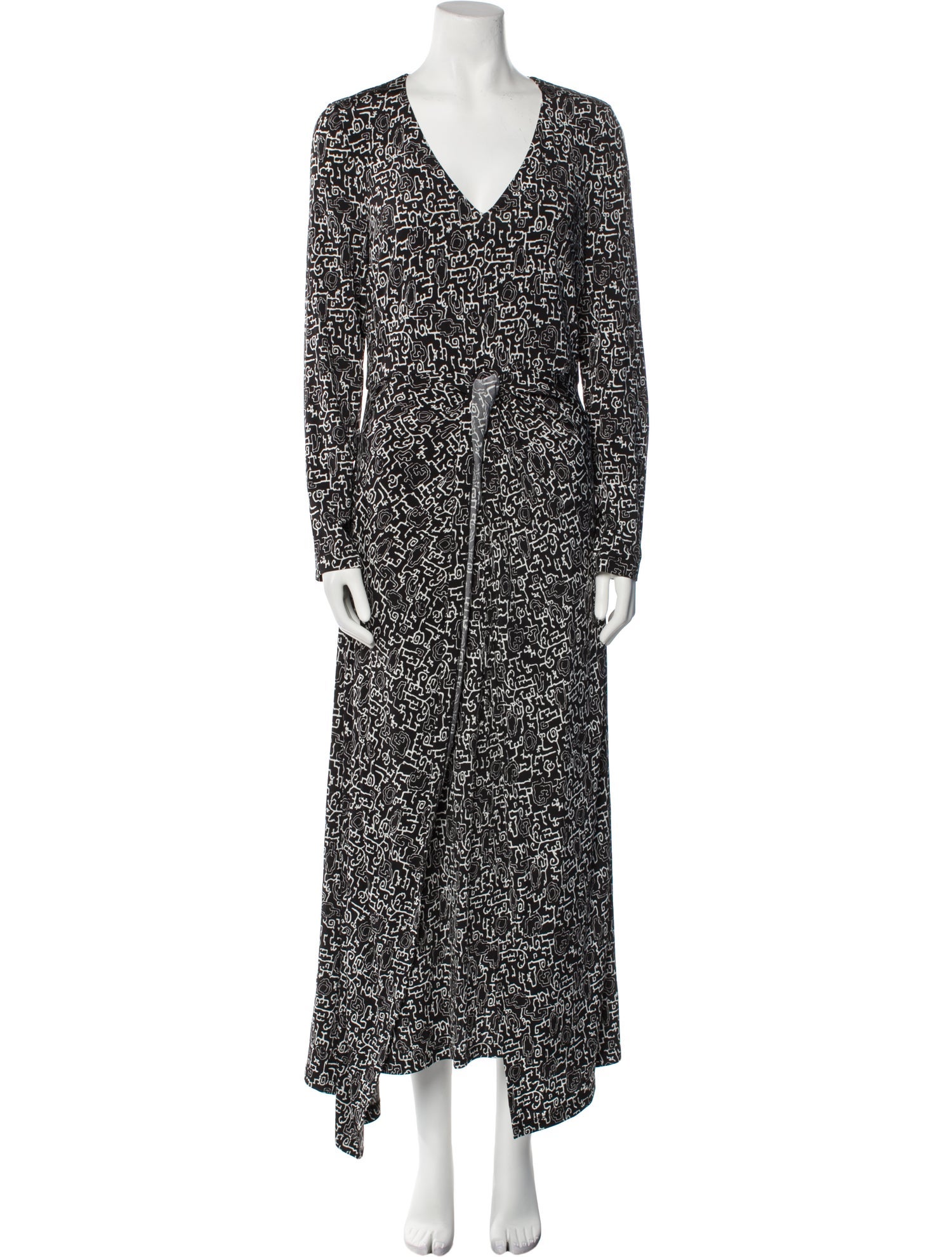 Rosetta Getty Printed Long Dress