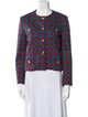 Rosetta Getty Plaid Print Jacket
