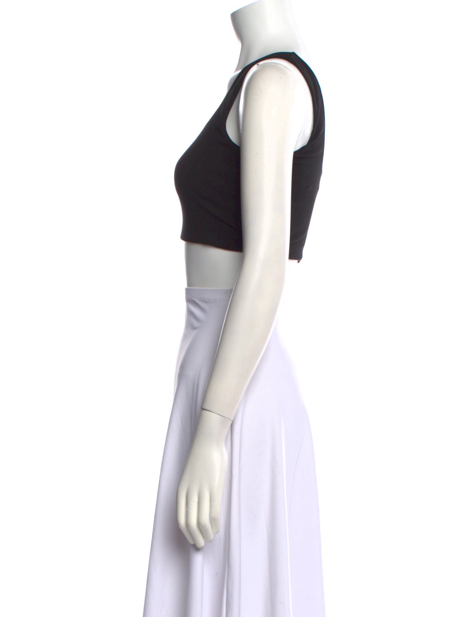 Rosetta Getty Scoop Neck Sleeveless Crop Top w/ Tags