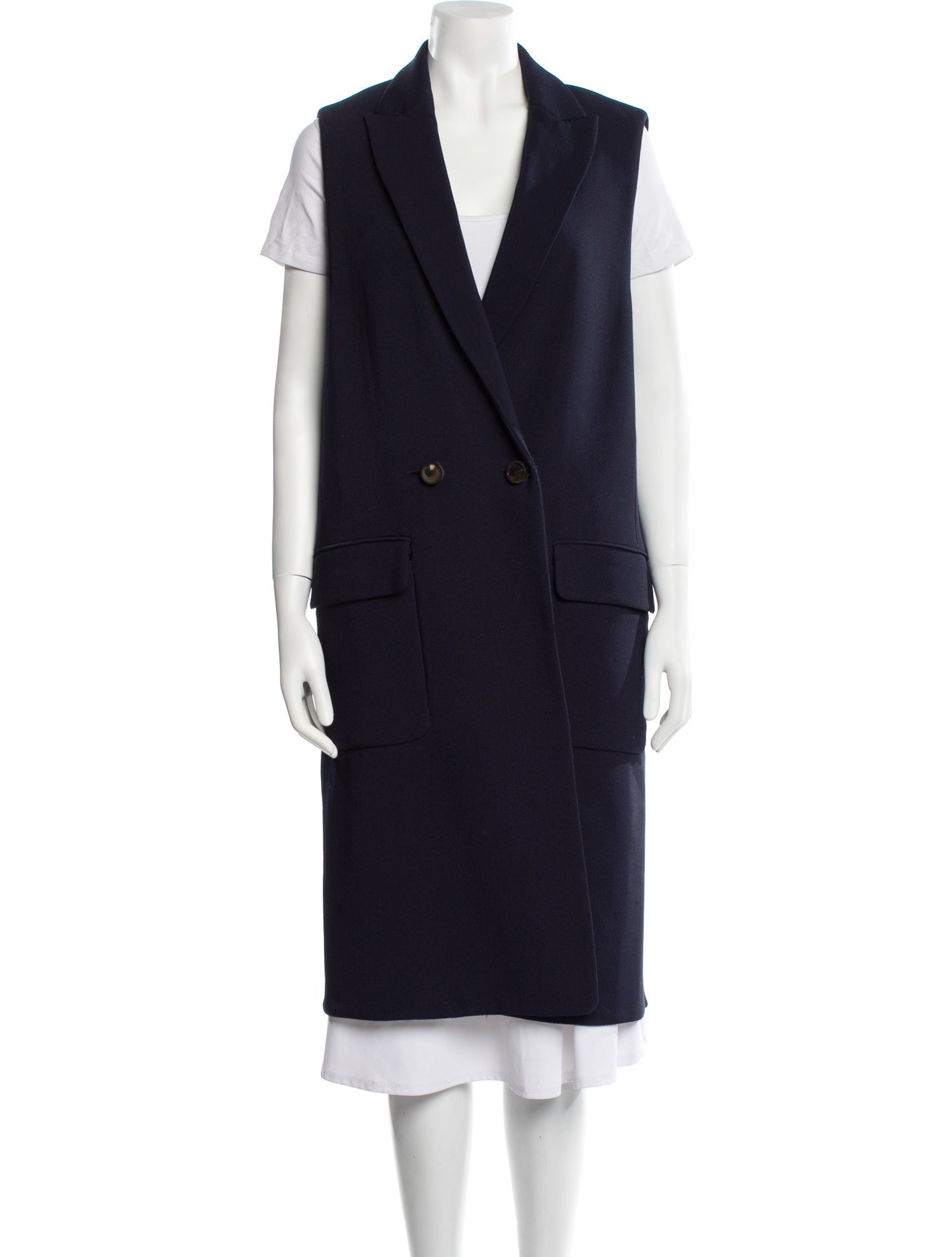 Rosetta Getty Virgin Wool Peacoat