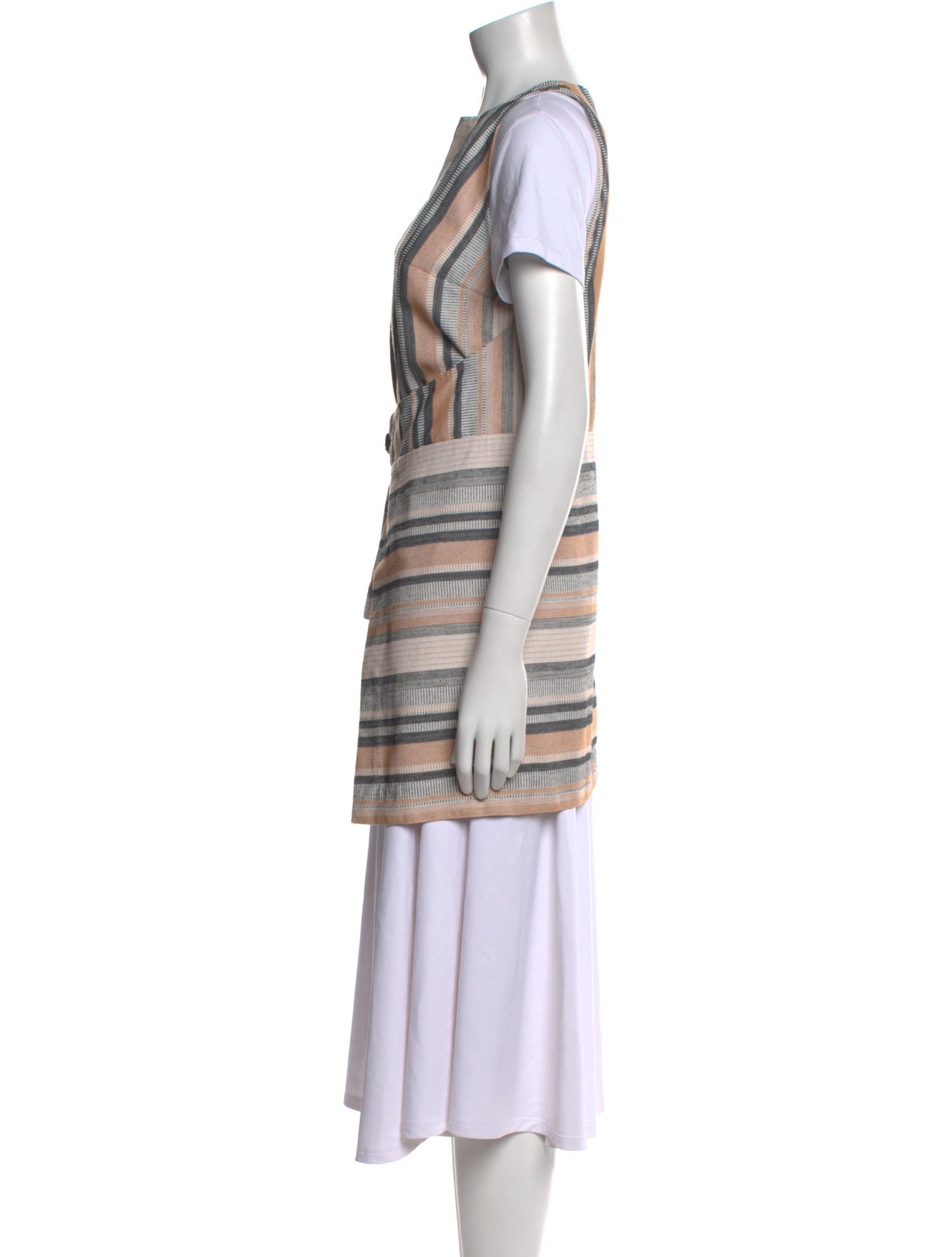Rosetta Getty Striped Mini Dress