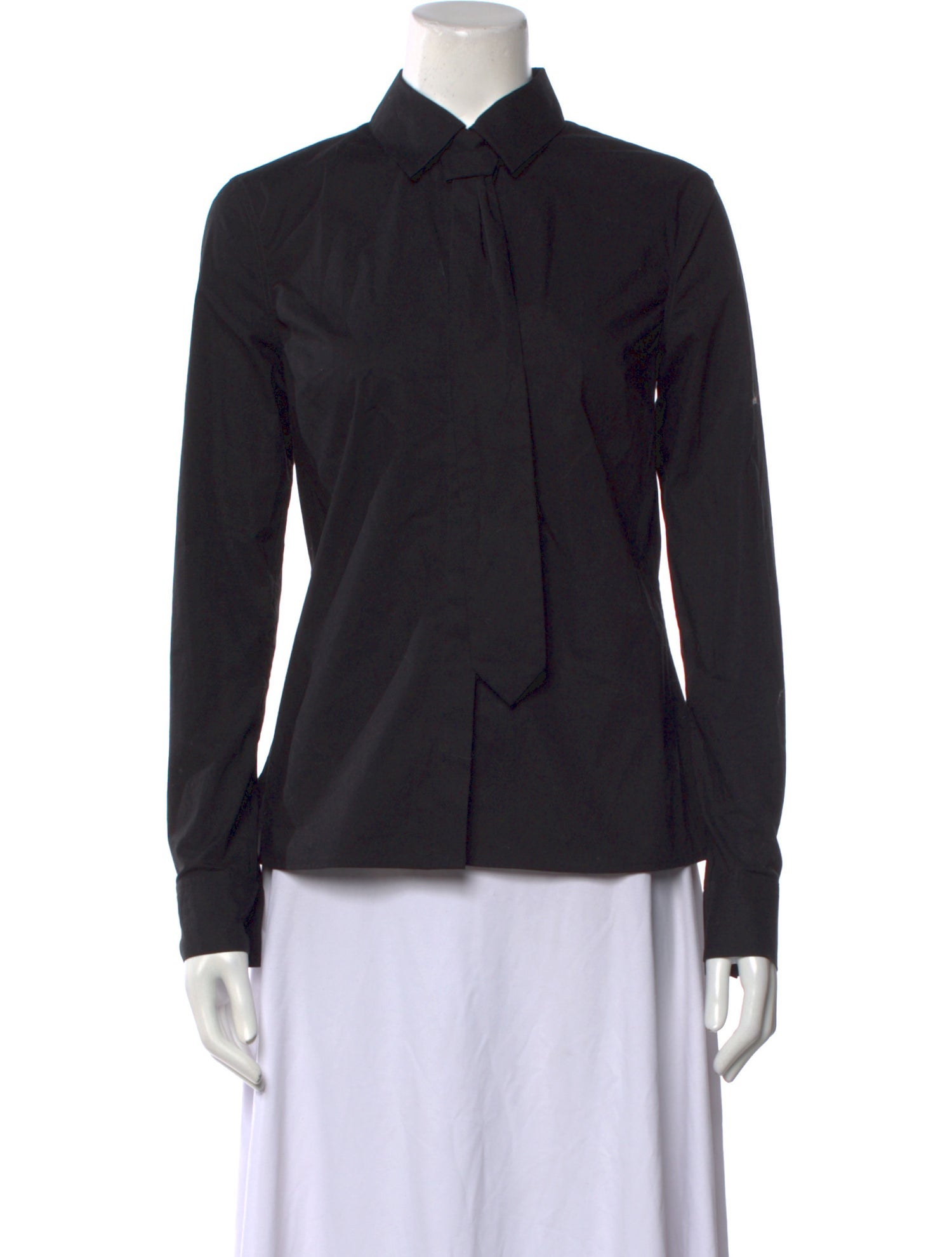 Rosetta Getty Long Sleeve Button-Up Top