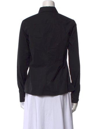 Rosetta Getty Long Sleeve Button-Up Top