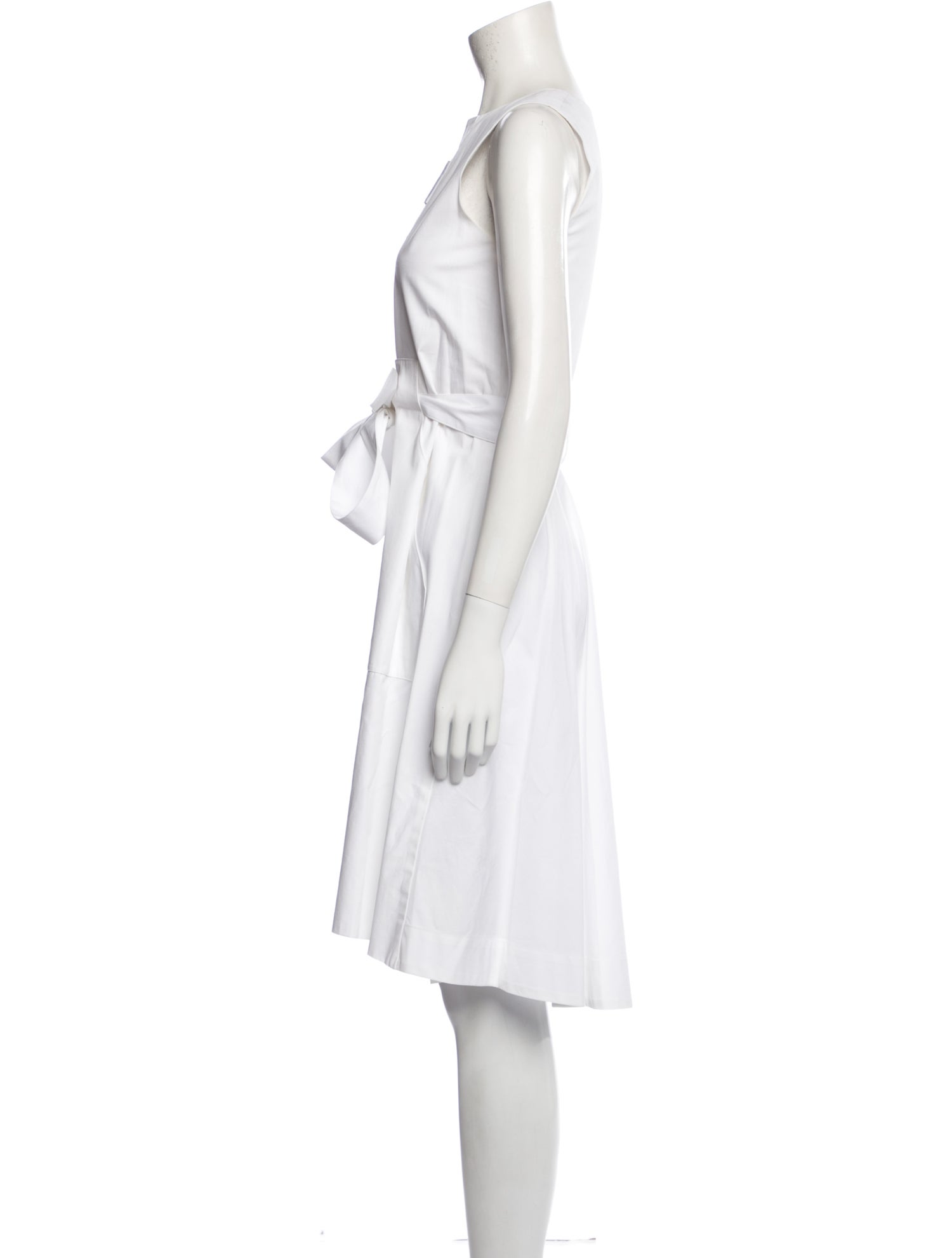 Rosetta Getty Crew Neck Knee-Length Dress