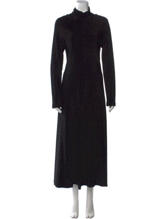 Rosetta Getty Turtleneck Midi Length Dress