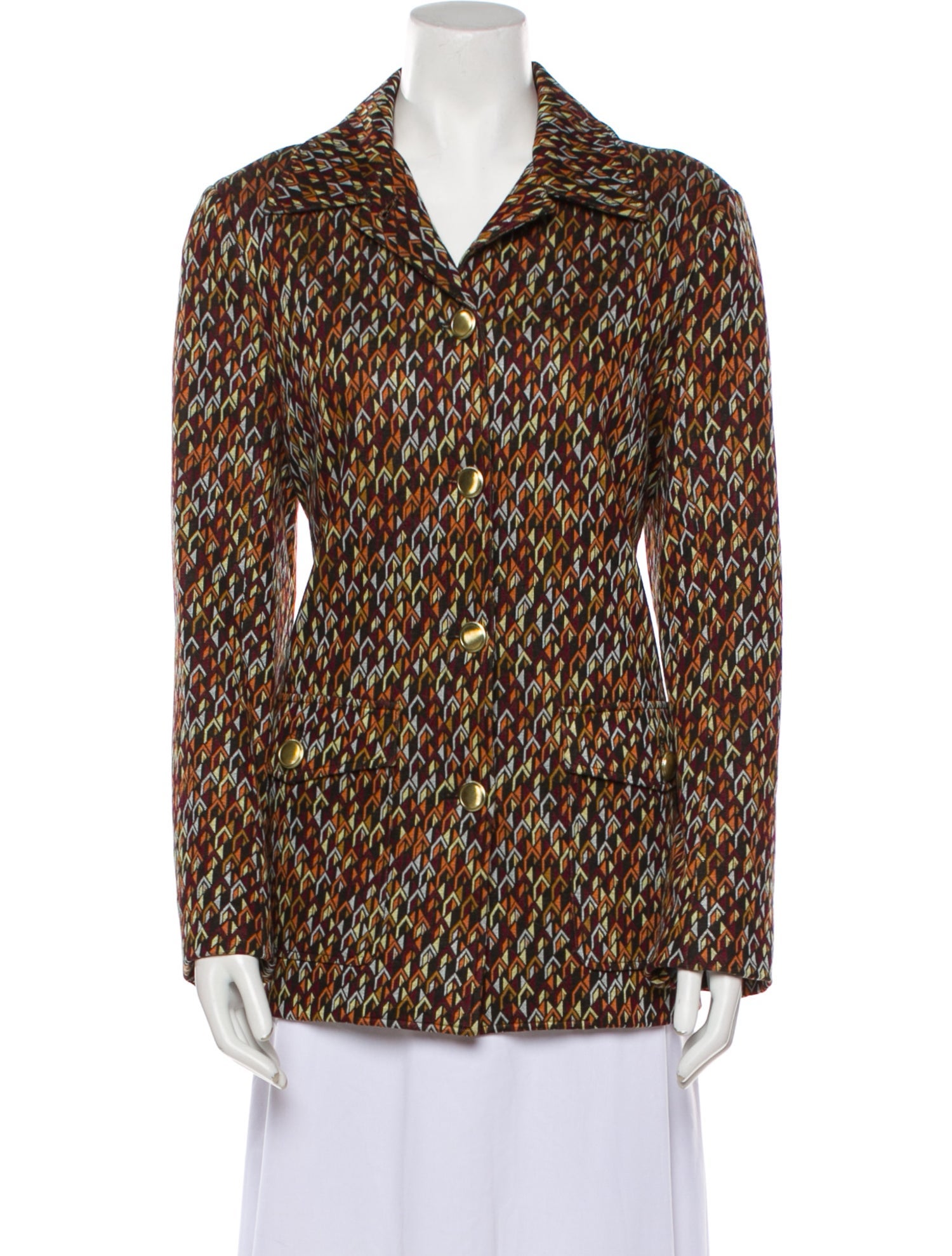 Rosetta Getty Printed Blazer