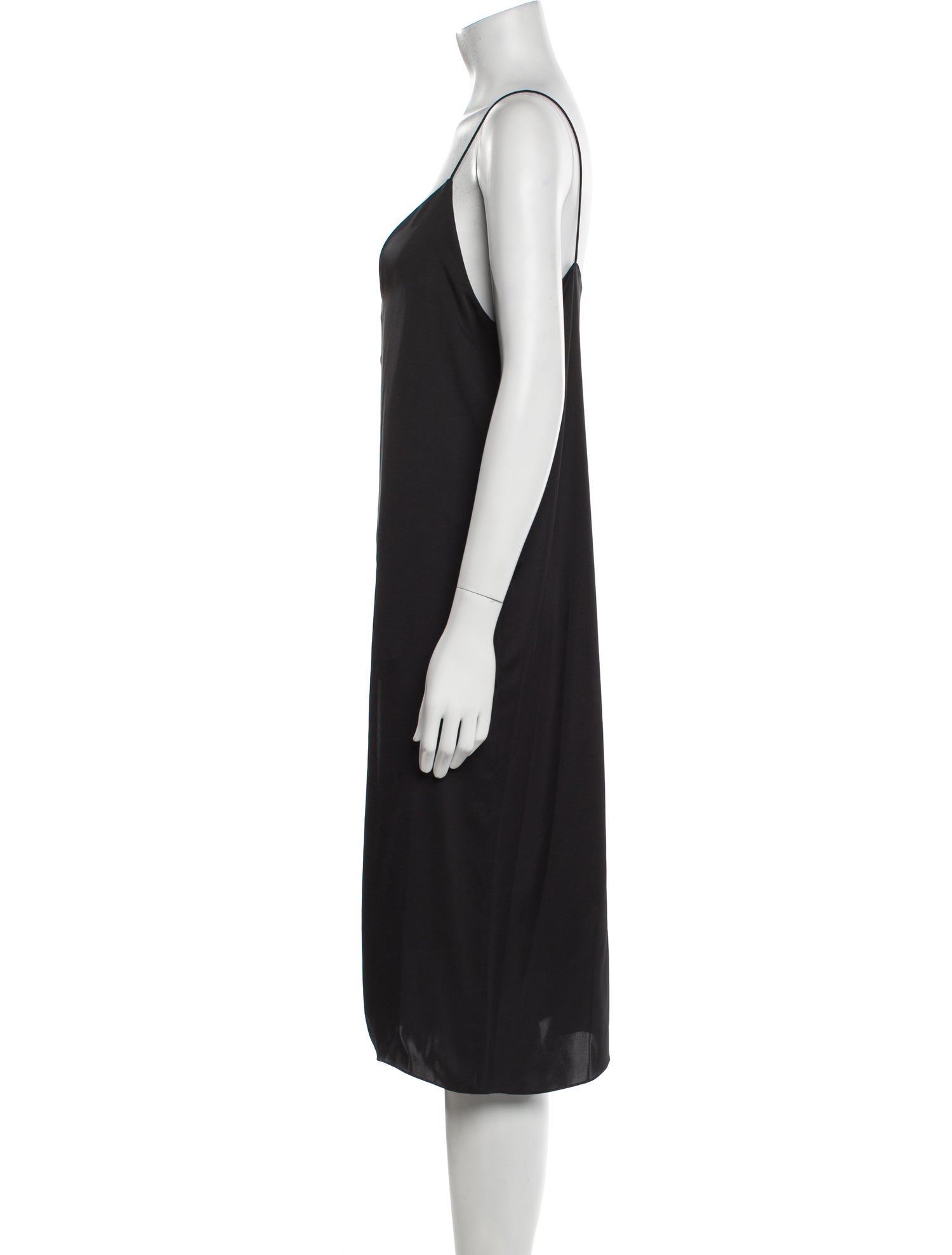 Rosetta Getty V-Neck Midi Length Dress
