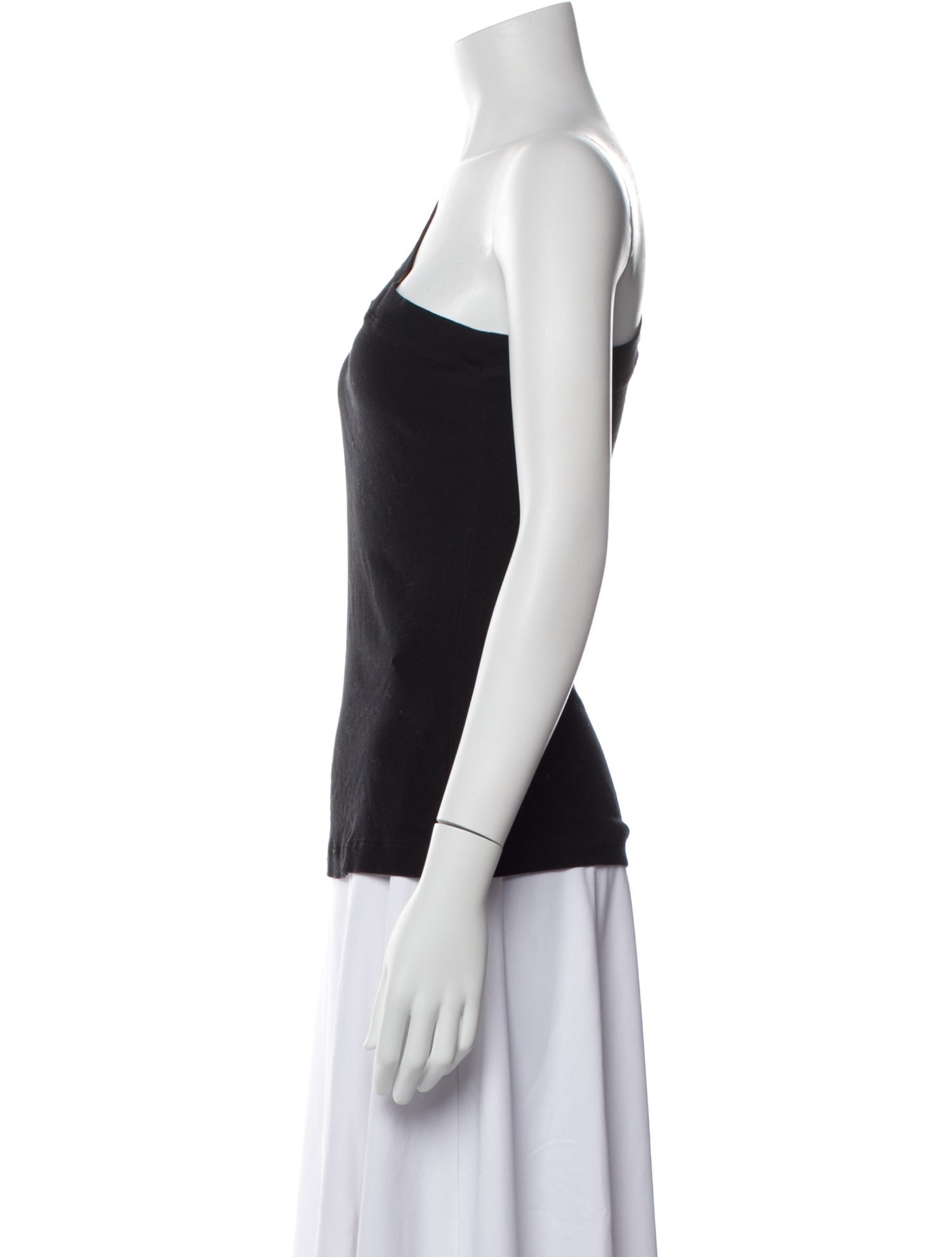 Rosetta Getty One-Shoulder Sleeveless Top