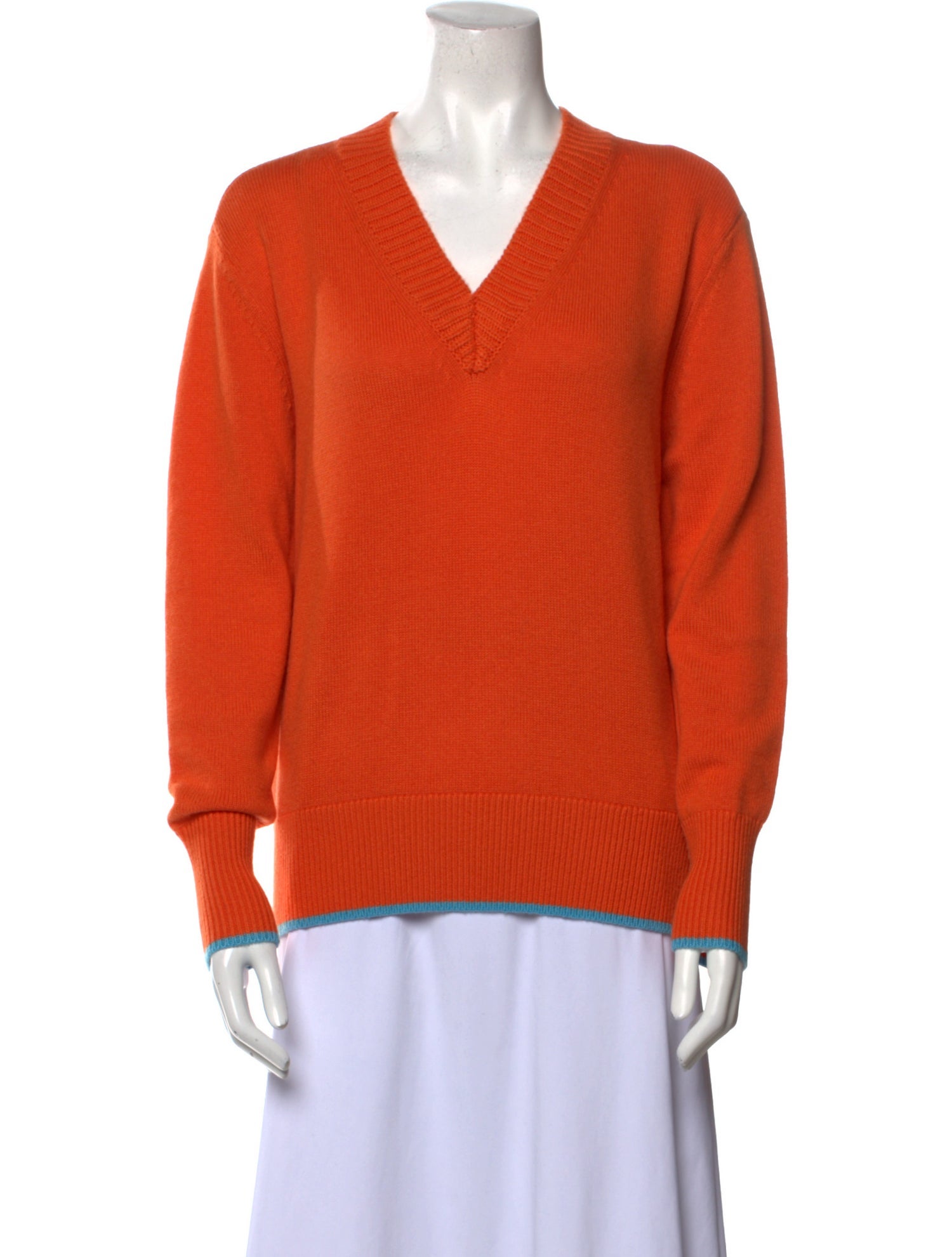 Rosetta Getty Wool V-Neck Sweater w/ Tags