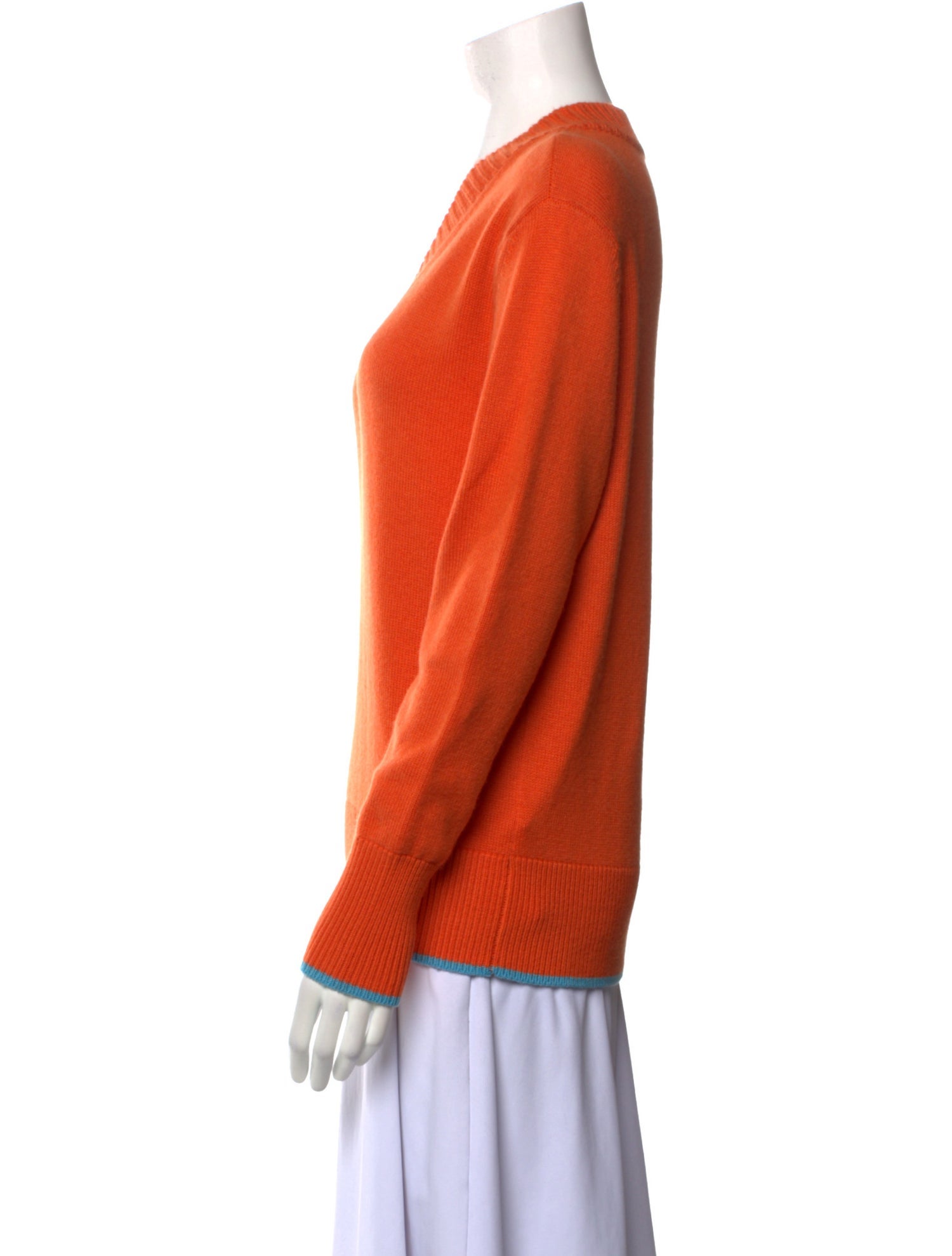 Rosetta Getty Wool V-Neck Sweater w/ Tags