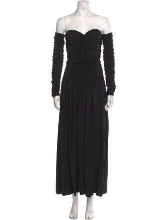 Rosetta Getty Strapless Midi Length Dress