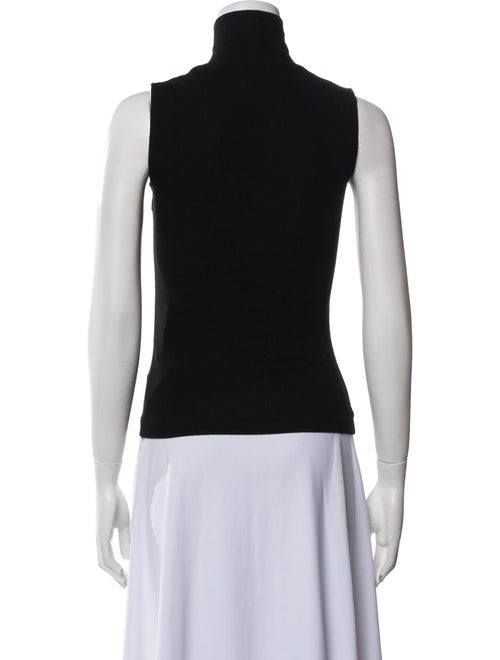 Rosetta Getty Turtleneck Sleeveless Crop Top
