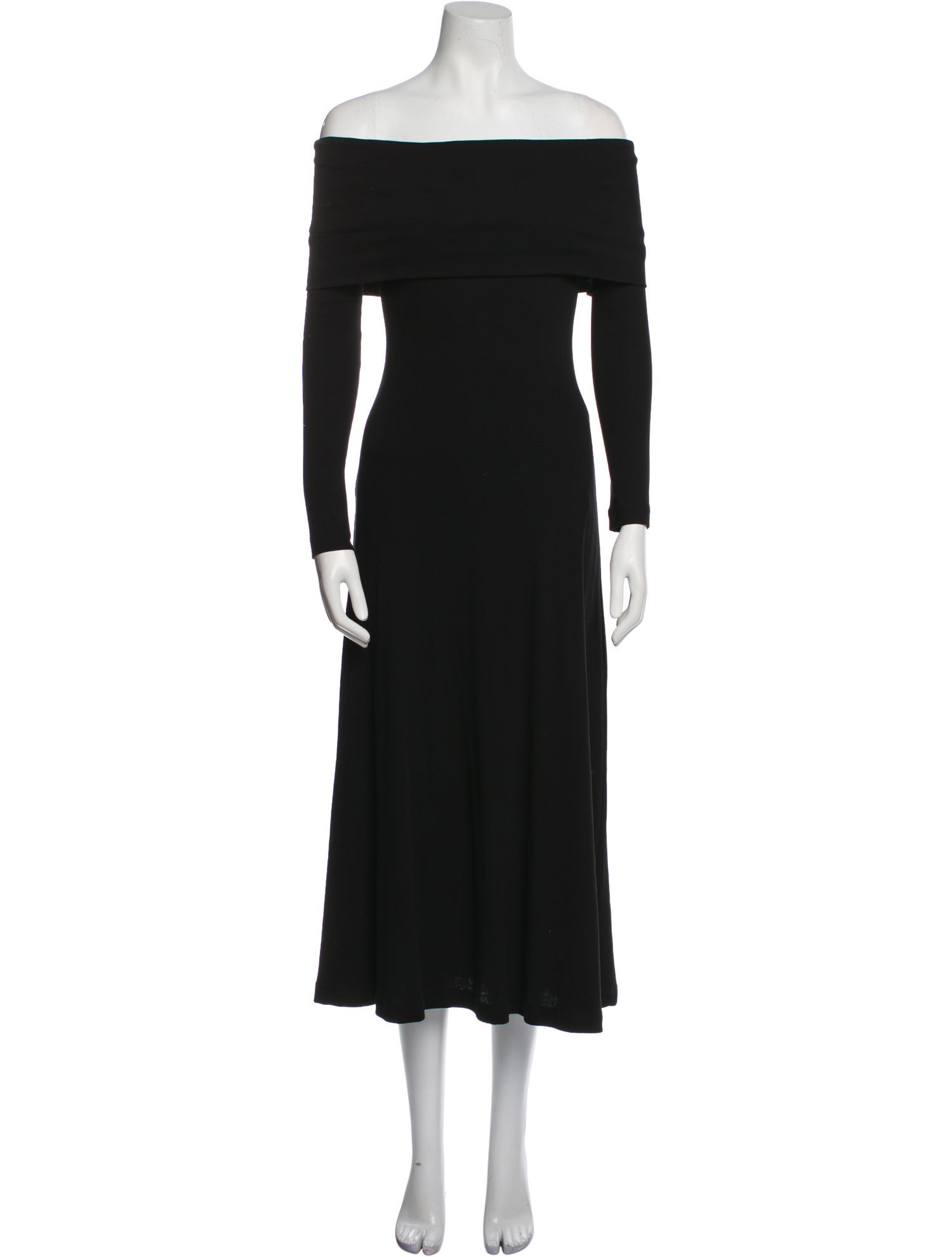 Rosetta Getty Off-The-Shoulder Long Dress