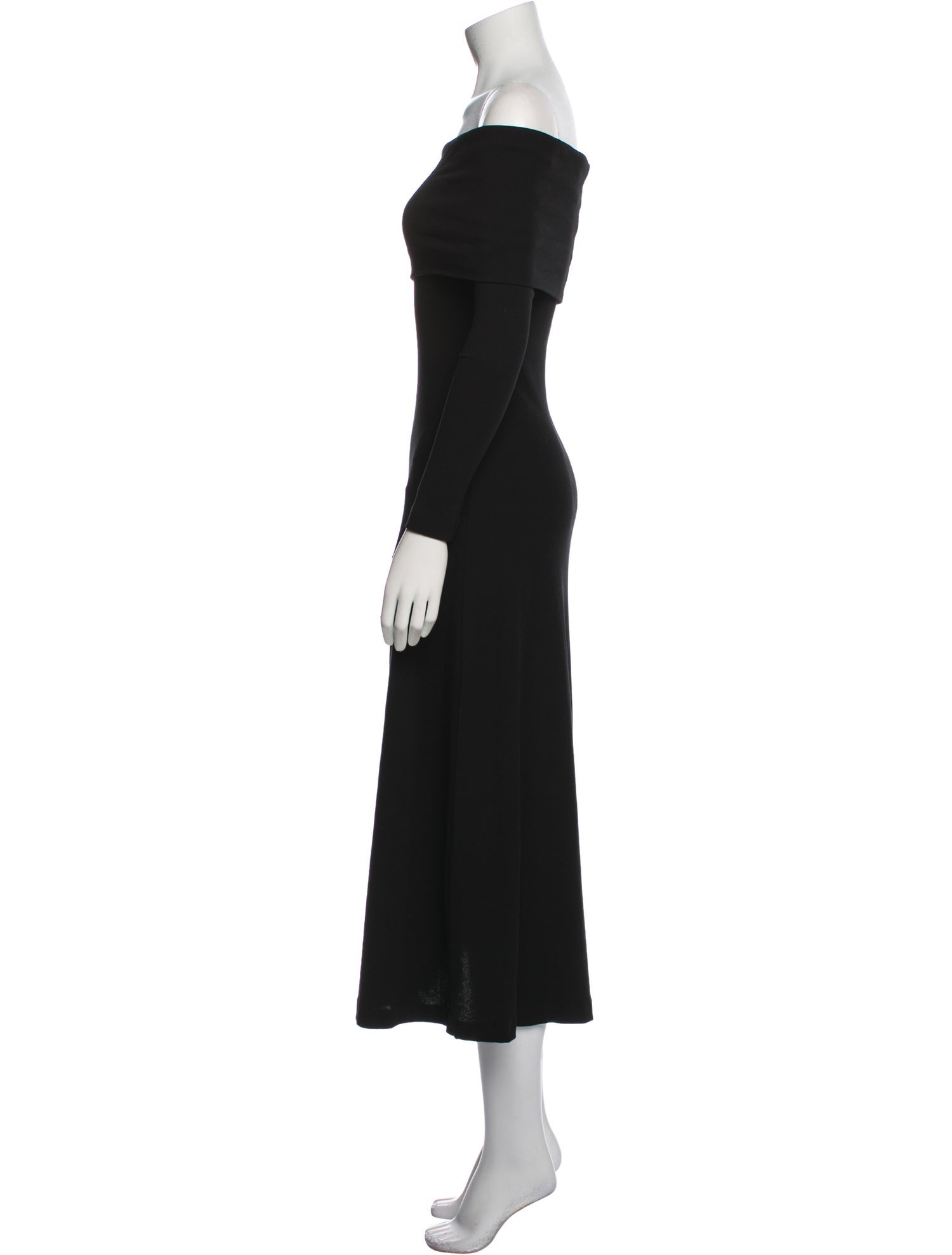 Rosetta Getty Off-The-Shoulder Long Dress