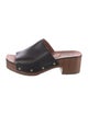 Rosetta Getty Leather Studded Accents Slides