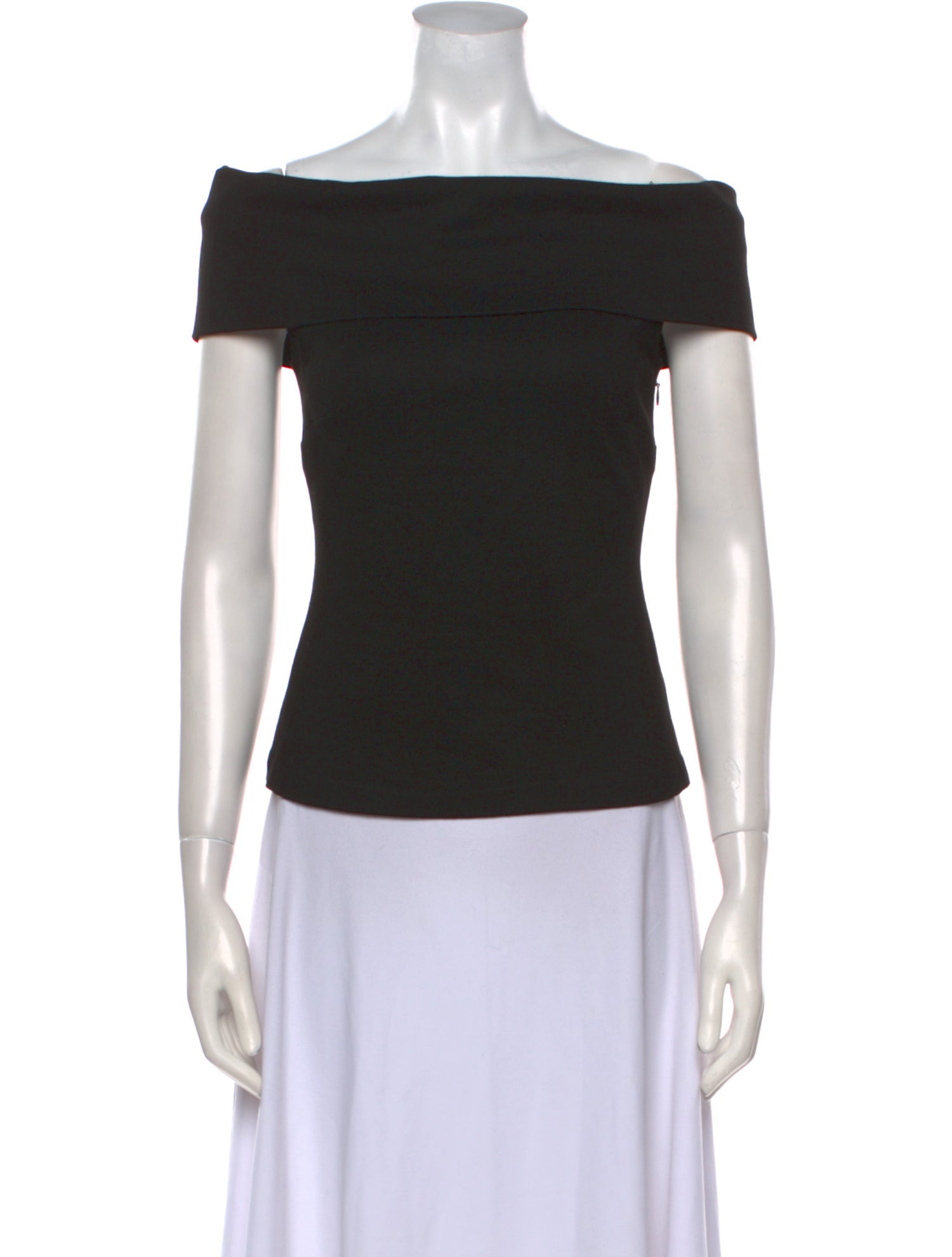 Rosetta Getty Off-The-Shoulder Short Sleeve Top
